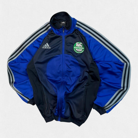 Vintage Y2K Adidas football track jacket (M)