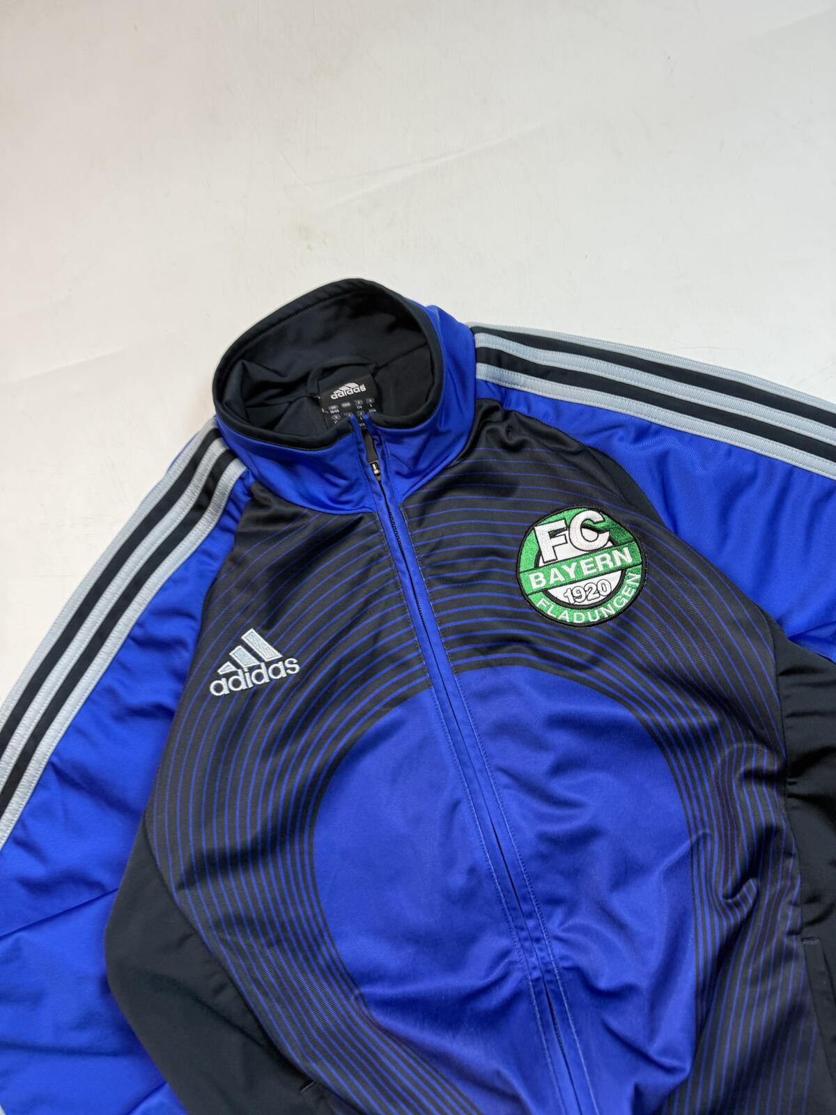 Vintage Y2K Adidas football track jacket (M)