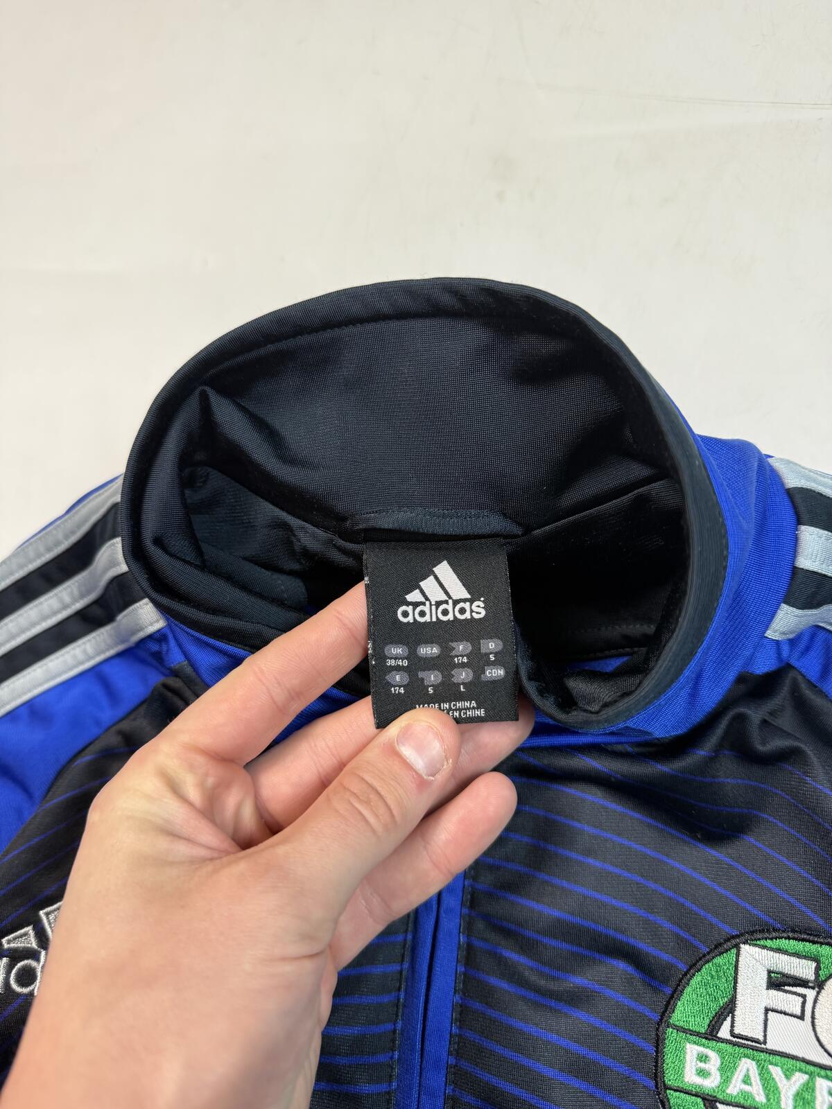 Vintage Y2K Adidas football track jacket (M)