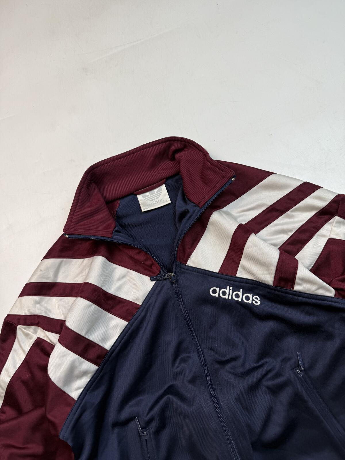 Vintage 90s adidas originals colour block track top (XS)