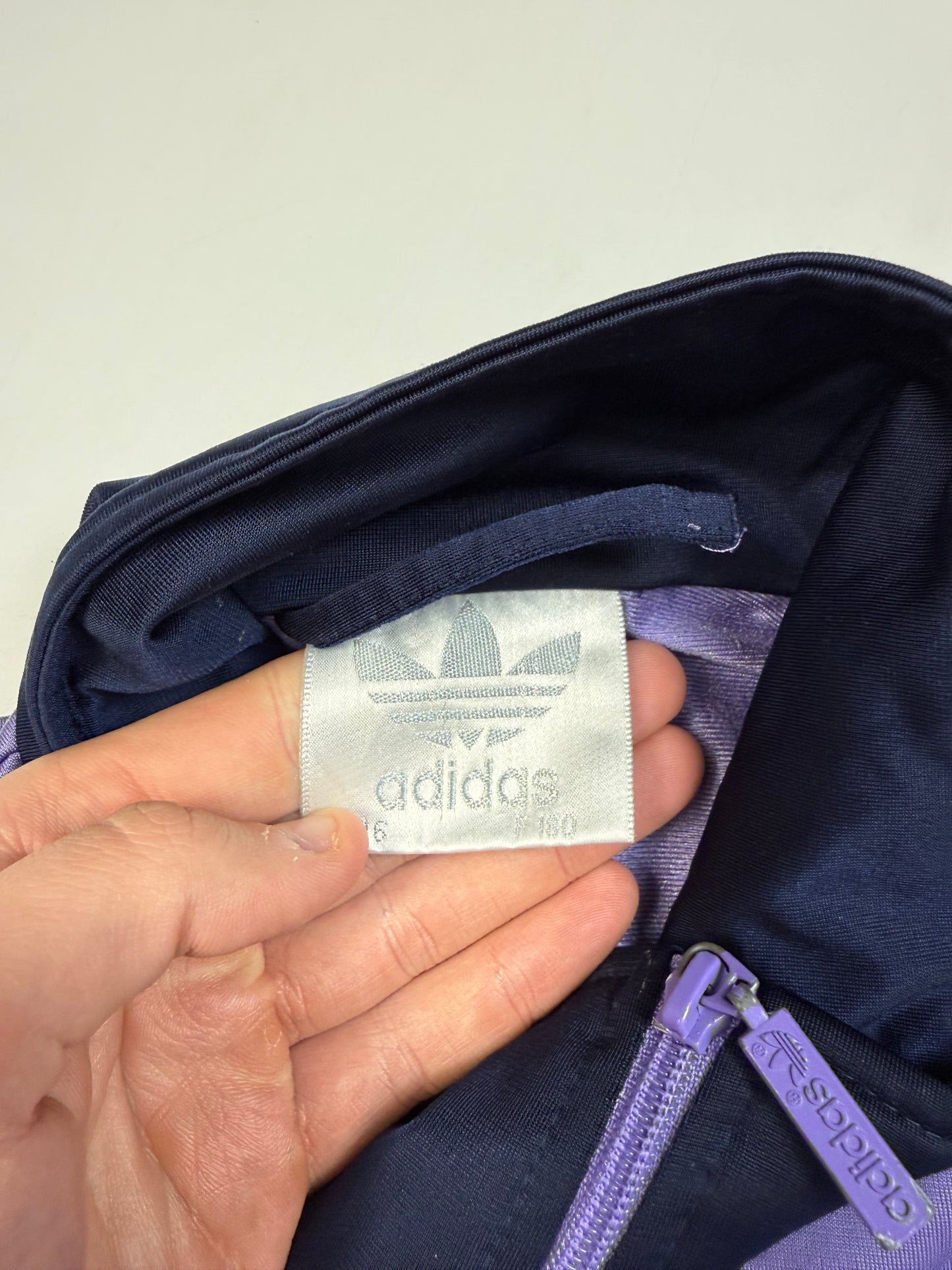 Vintage 90s adidas originals abstract track top (M)