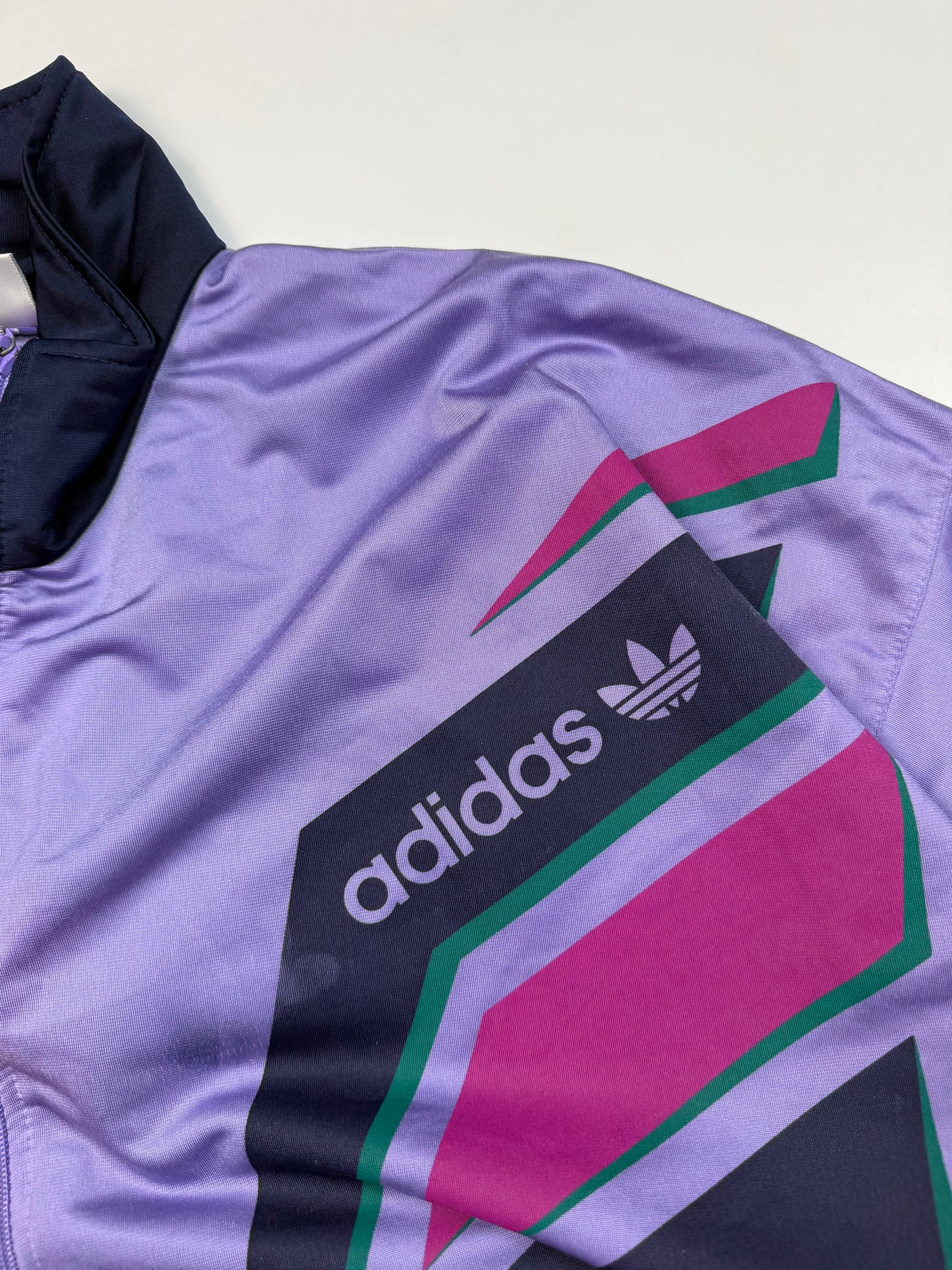 Vintage 90s adidas originals abstract track top (M)