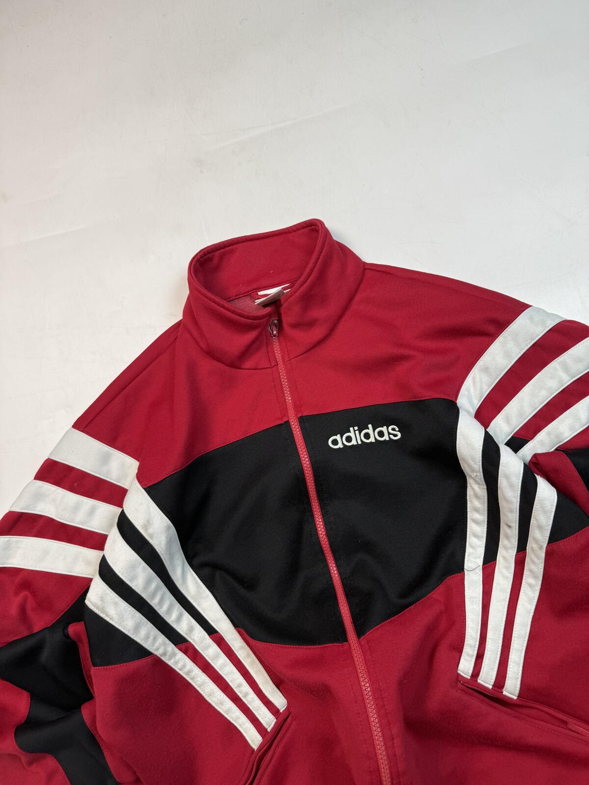 Vintage 90s adidas originals colour block track top (M)