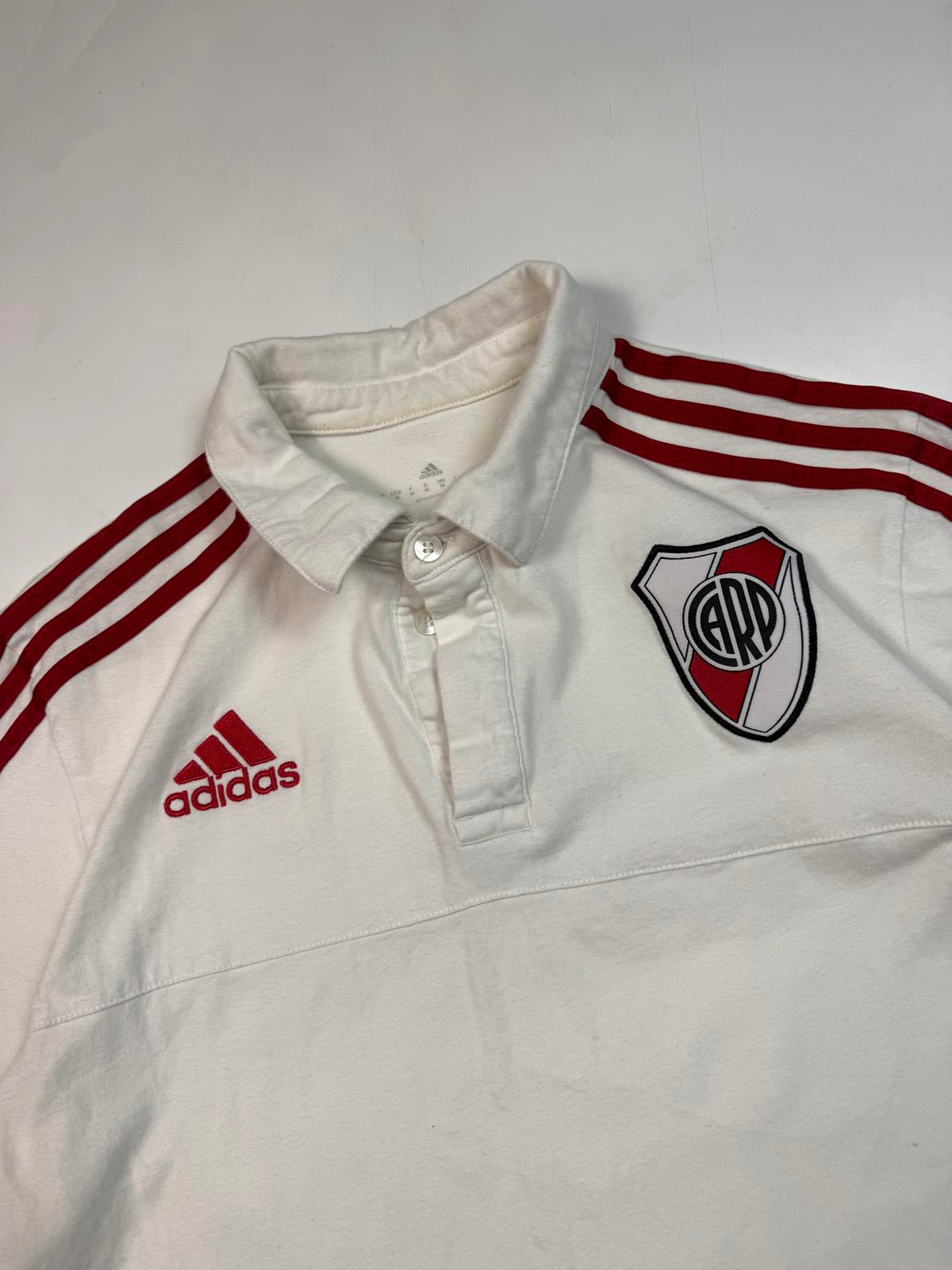 River Plate 2017/18 Adidas football polo shirt (M)