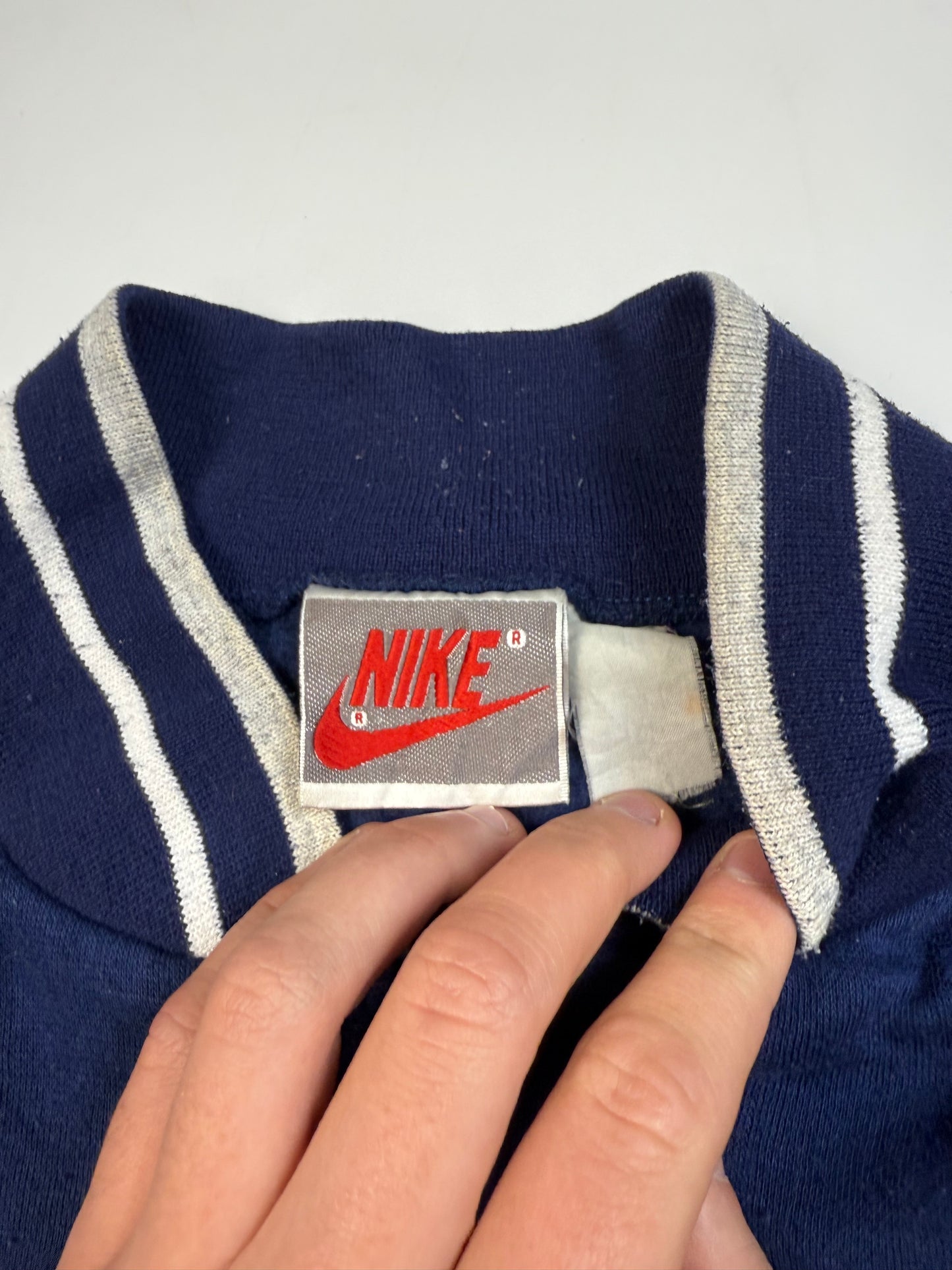 Vintage 80s Nike colour block track top (L)