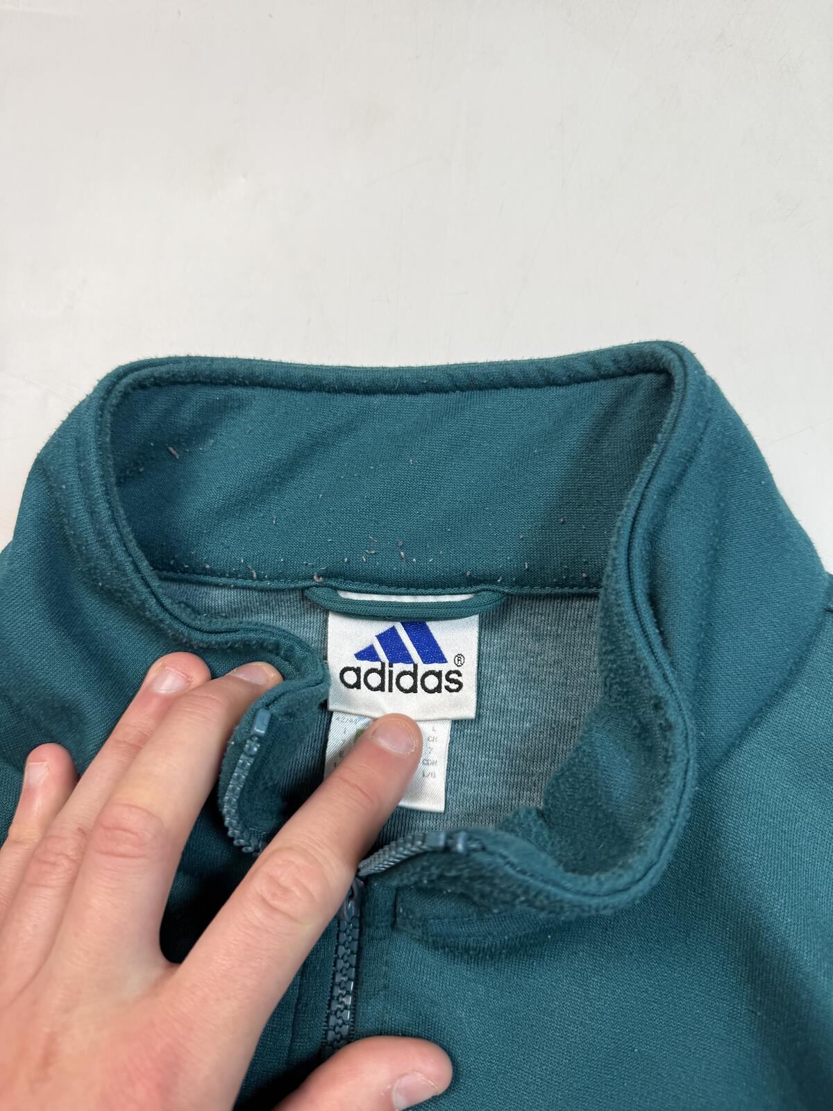 Vintage 90s adidas originals colour block track top (L)