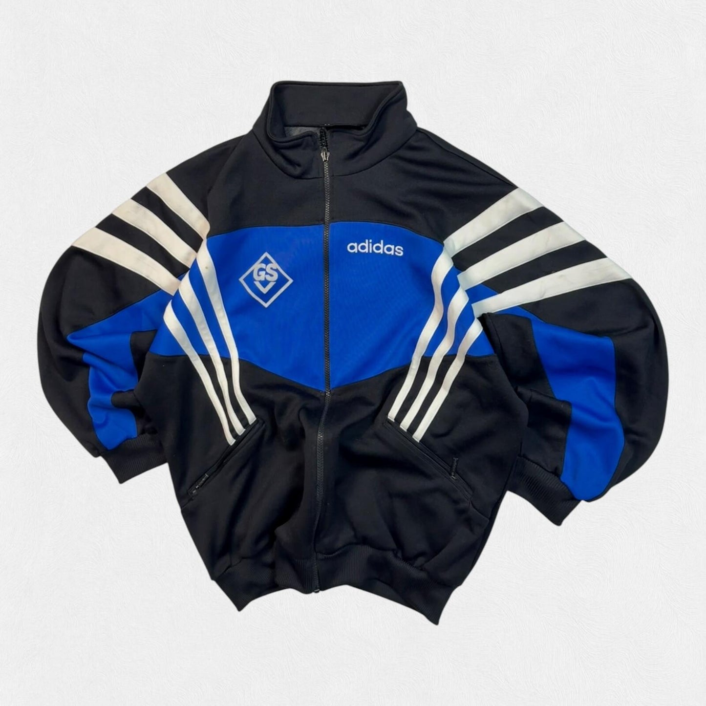Vintage 90s adidas originals colour block track top (M)