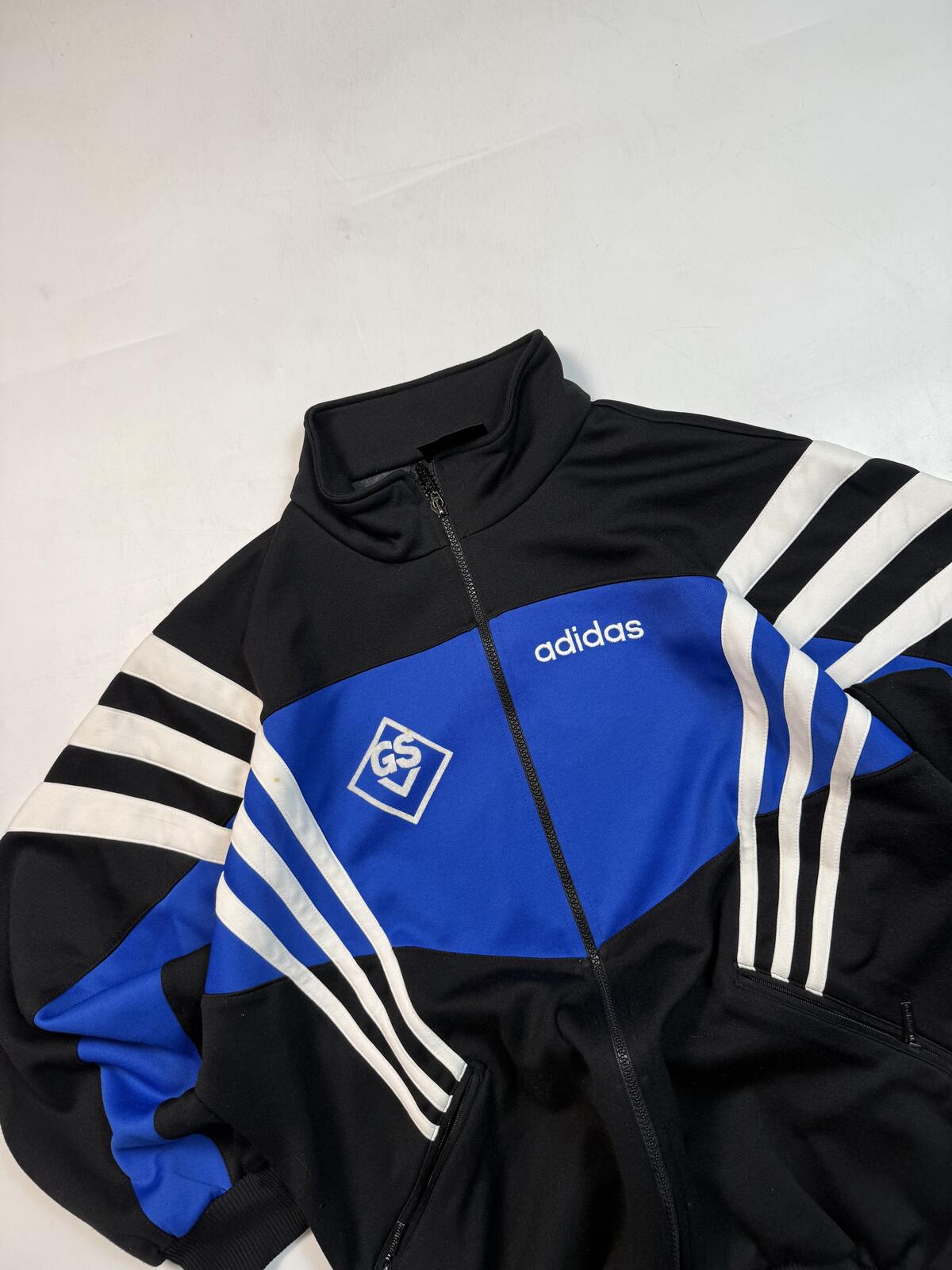 Vintage 90s adidas originals colour block track top (M)