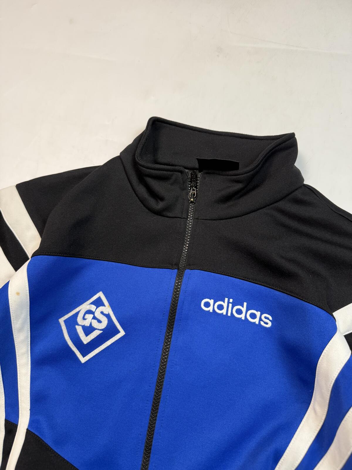 Vintage 90s adidas originals colour block track top (M)