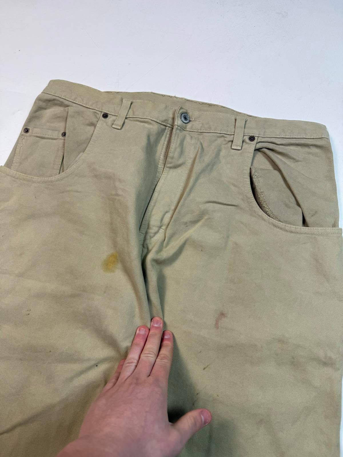 Vintage Y2K hip hop baggy carpenter pants (W36)