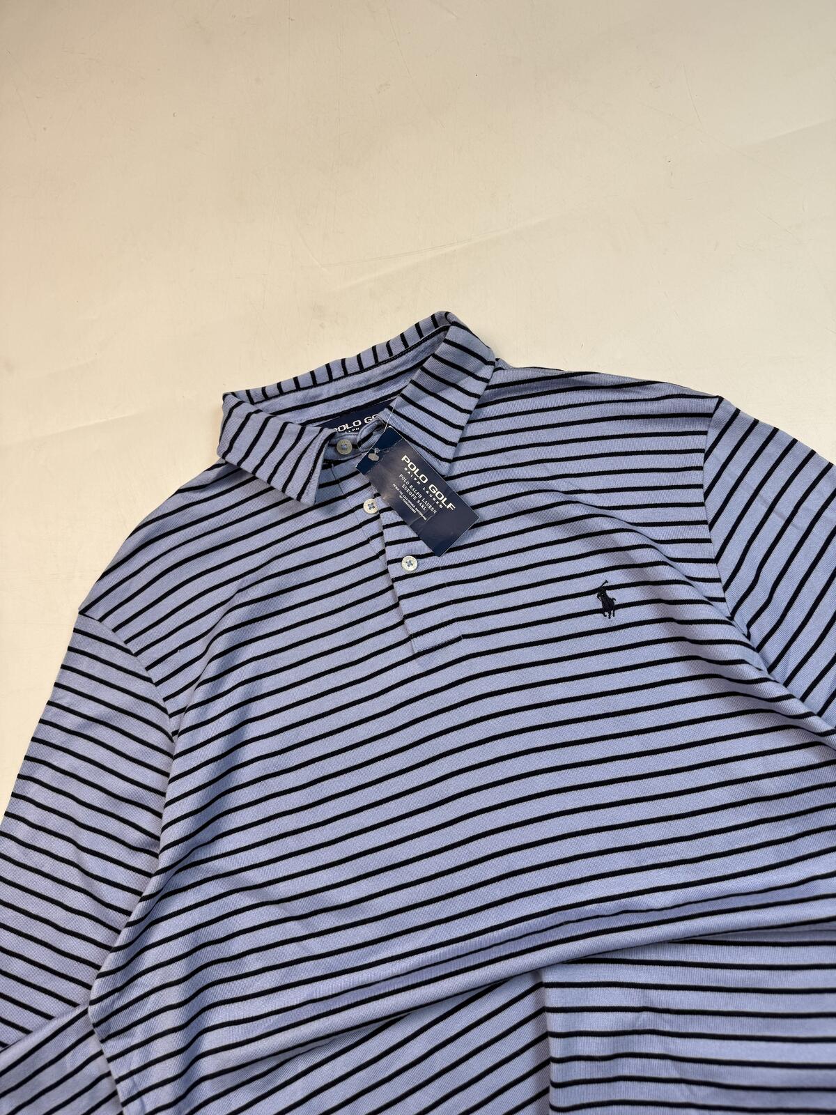 Ralph Lauren golf striped long sleeve polo shirt BNWT (M)