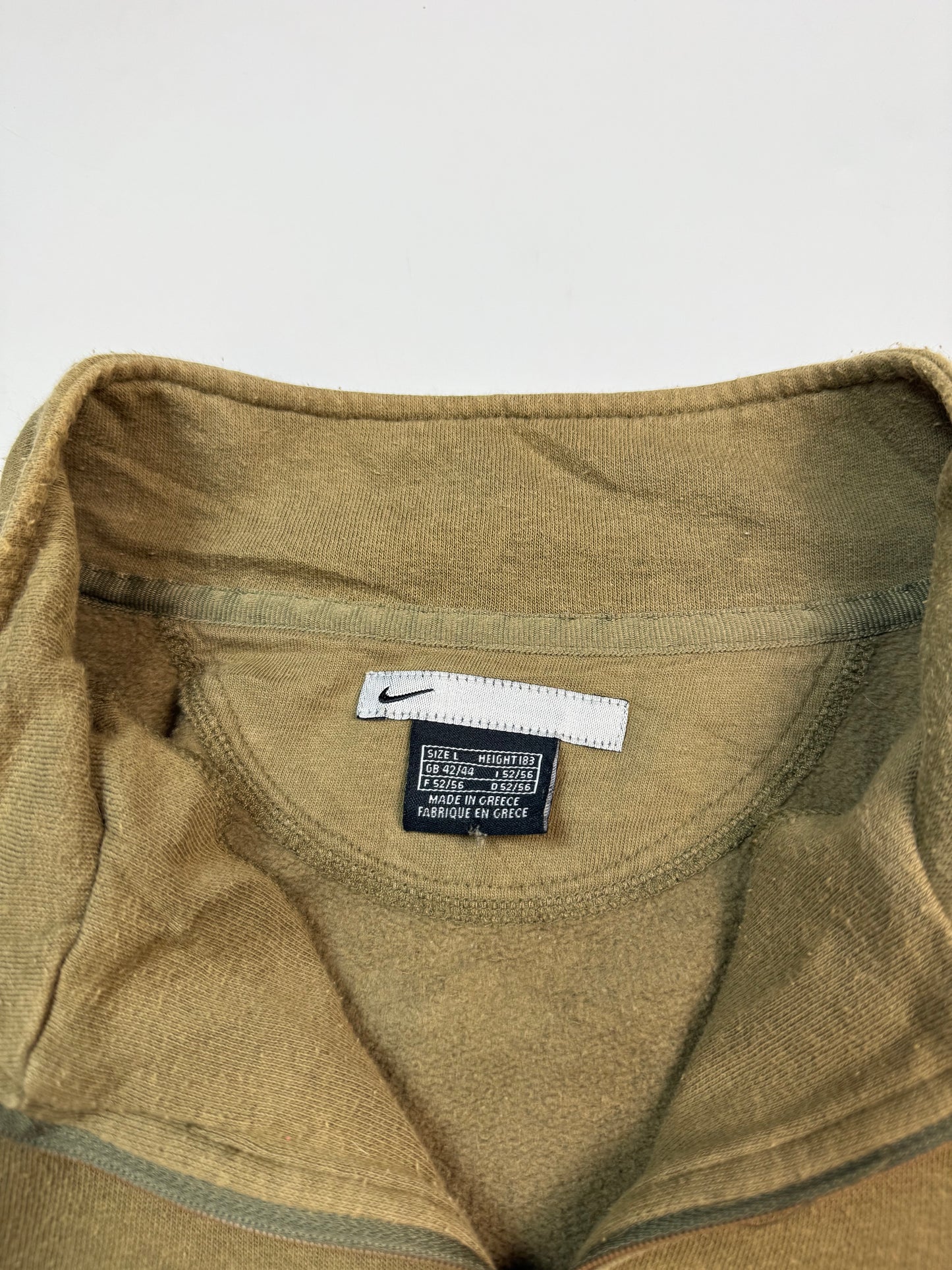 Vintage Nike mini swoosh quarter zip sweatshirt (L)