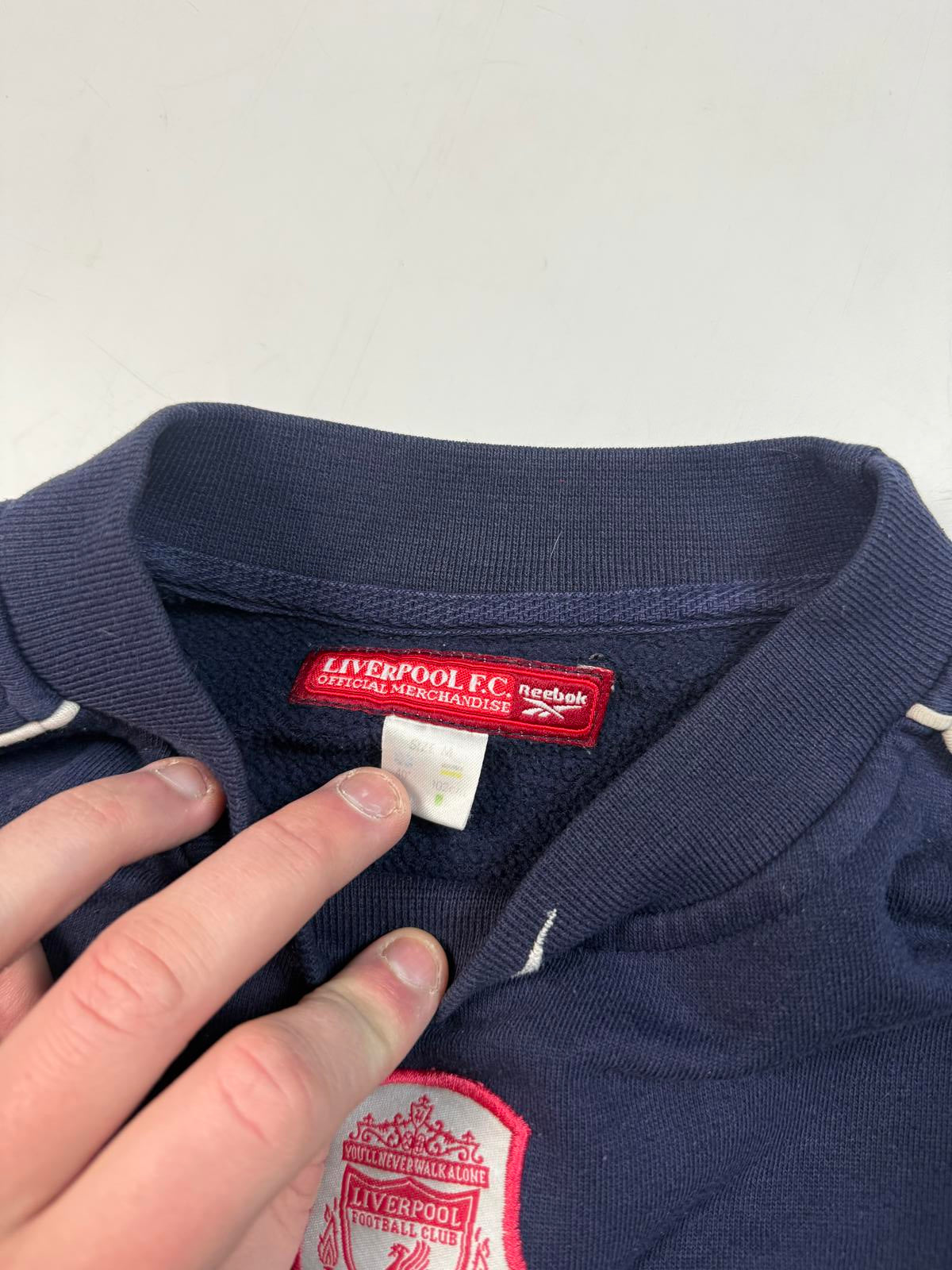 Vintage Liverpool 2000-02 Reebok football sweatshirt (M)