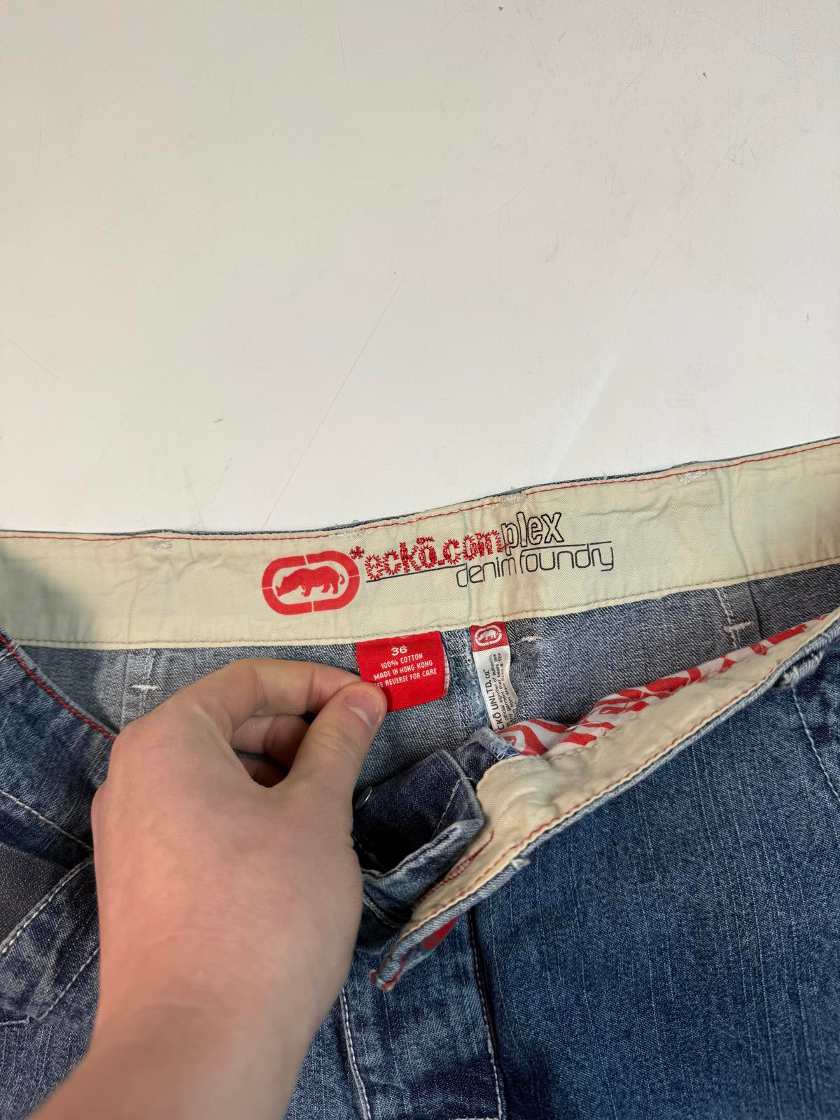 Vintage Y2K Ecko Unltd baggy hip hop jeans (W38)
