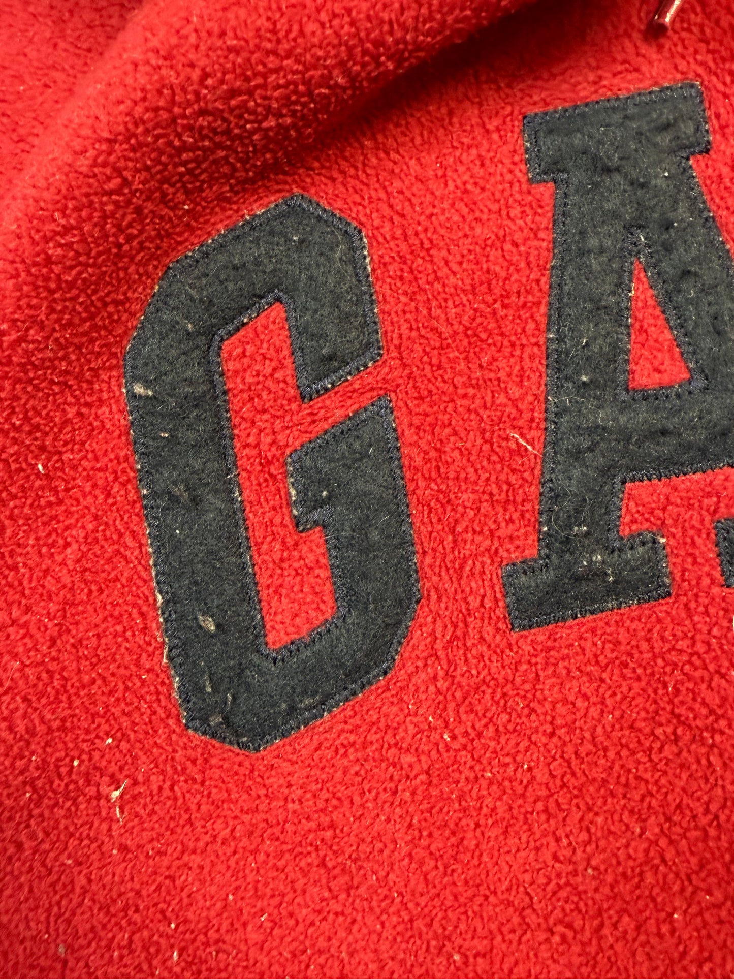 Vintage GAP spell out fleece hoodie (M)