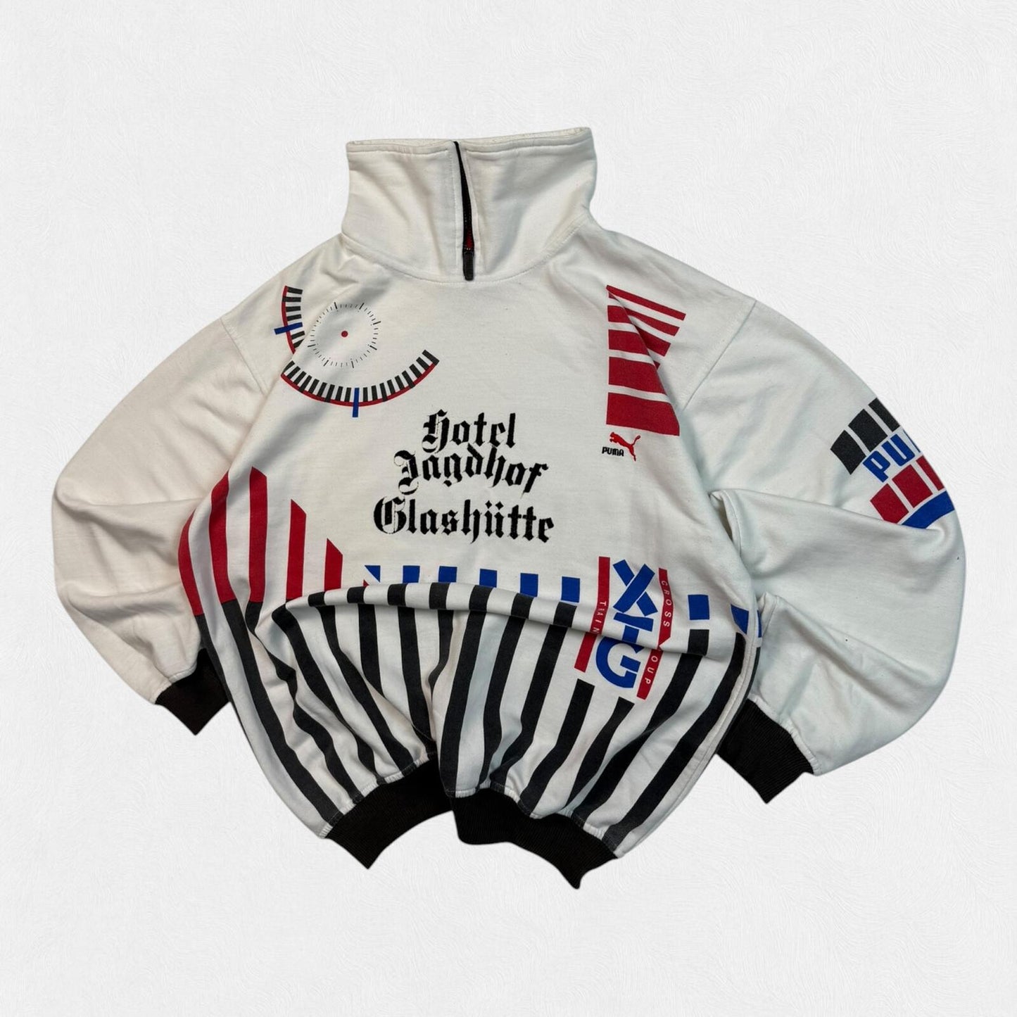 Vintage 90s Puma XTG Syncro zip up sweatshirt (M)