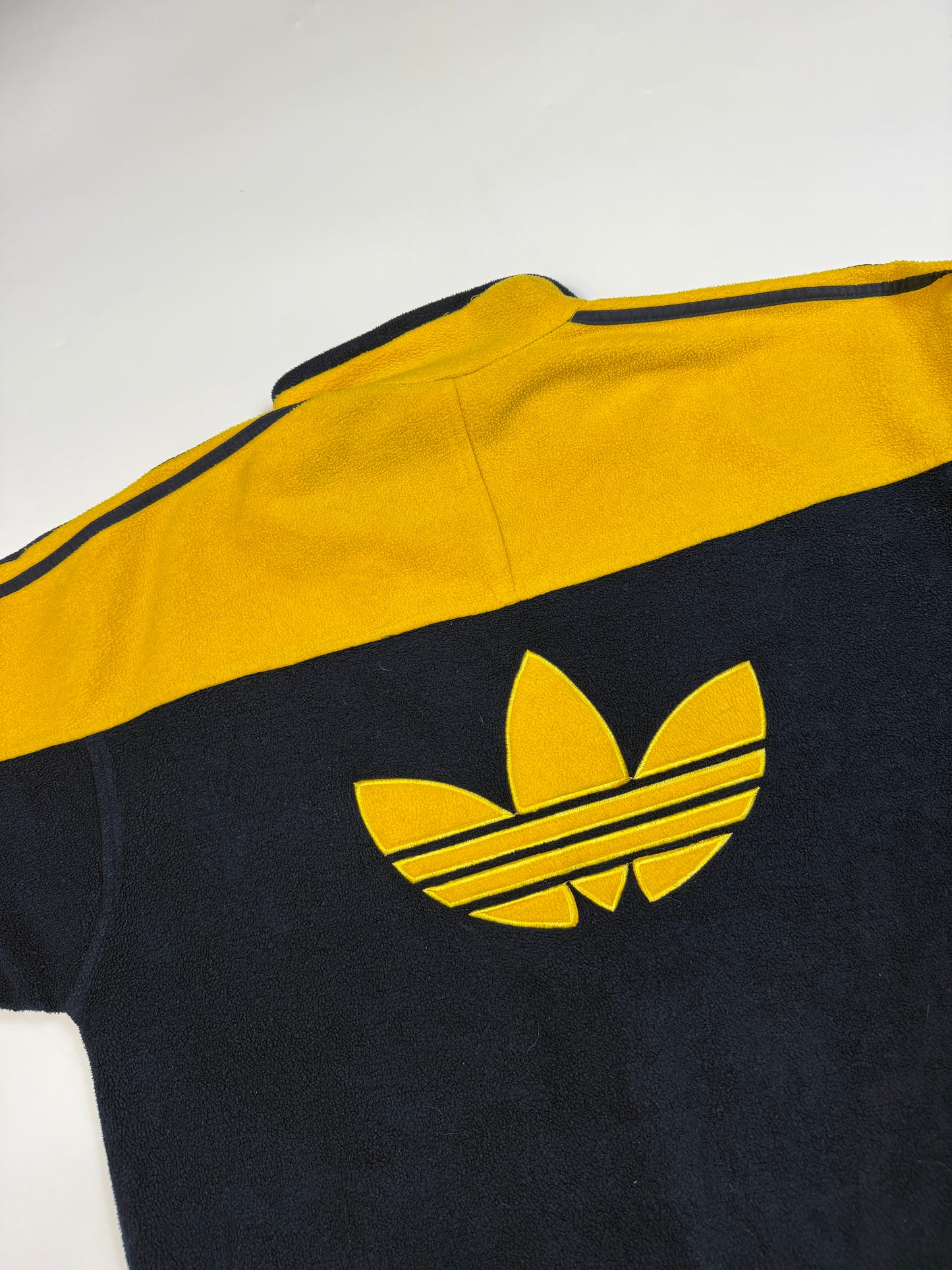 Vintage 90s Adidas originals spell out full zip fleece (XL)