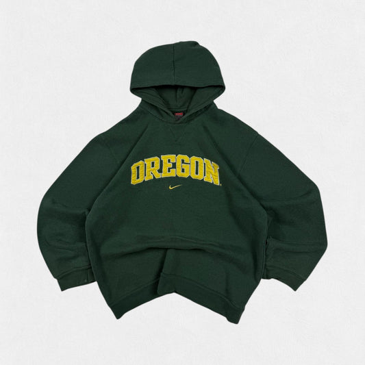 Vintage 90s Nike Oregon centre swoosh hoodie (XS)