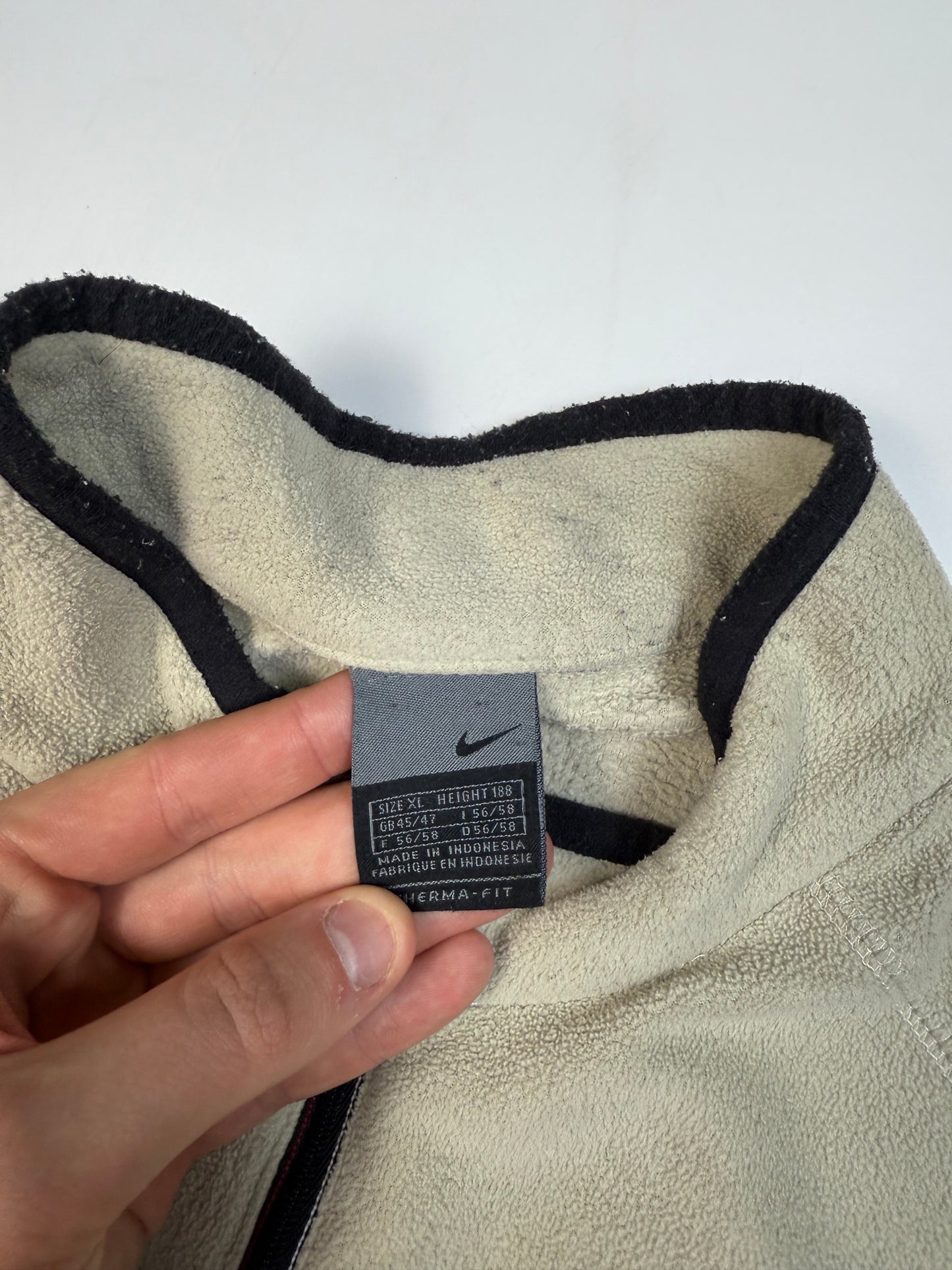 Vintage Nike mini swoosh quarter zip fleece (XL)