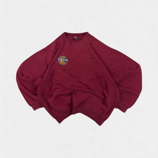 Vintage 90s Nike mini swoosh sweatshirt (XL)