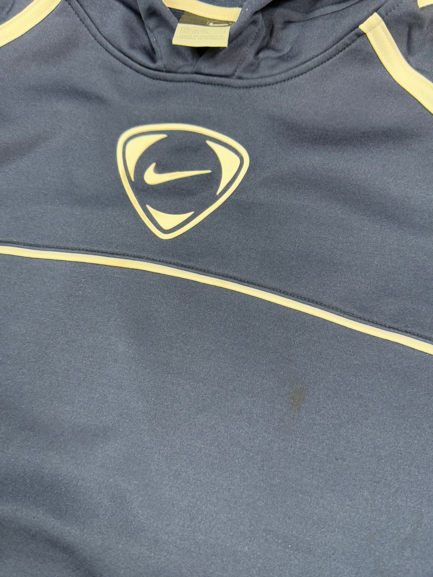 Vintage Nike football centre swoosh hoodie (S)