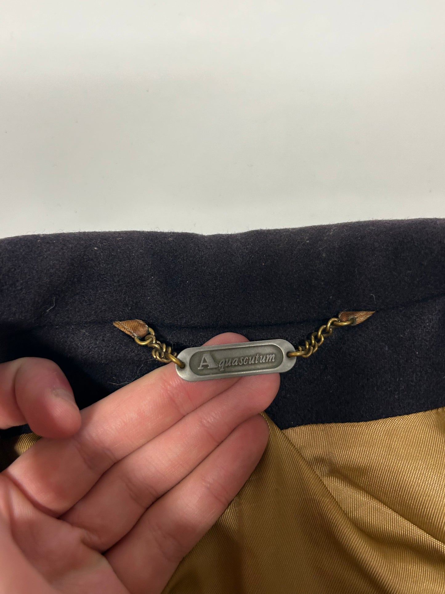 Vintage Aquascutum golf wool coat (M)