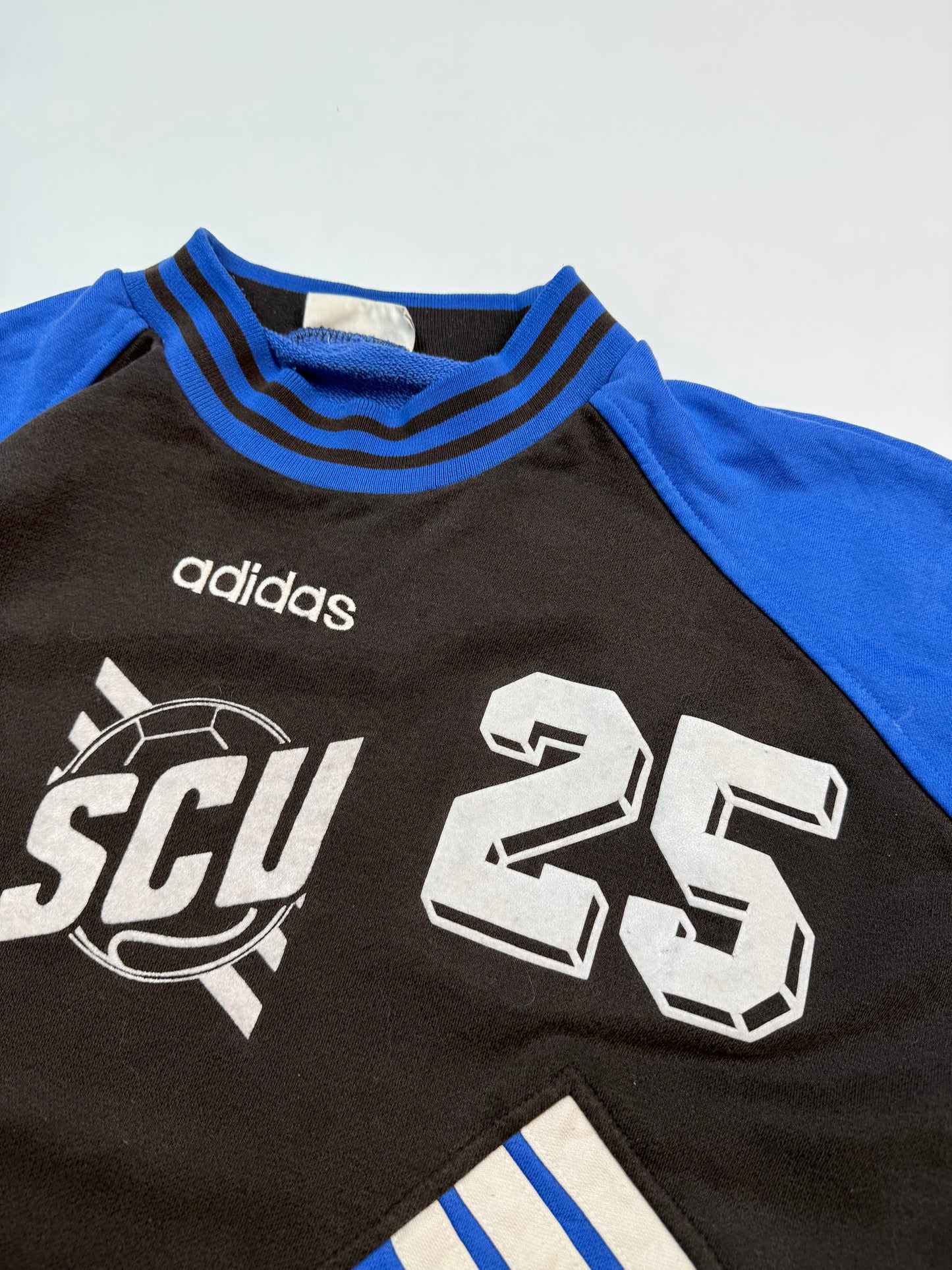 Vintage 90s adidas originals colour block sweatshirt (L)