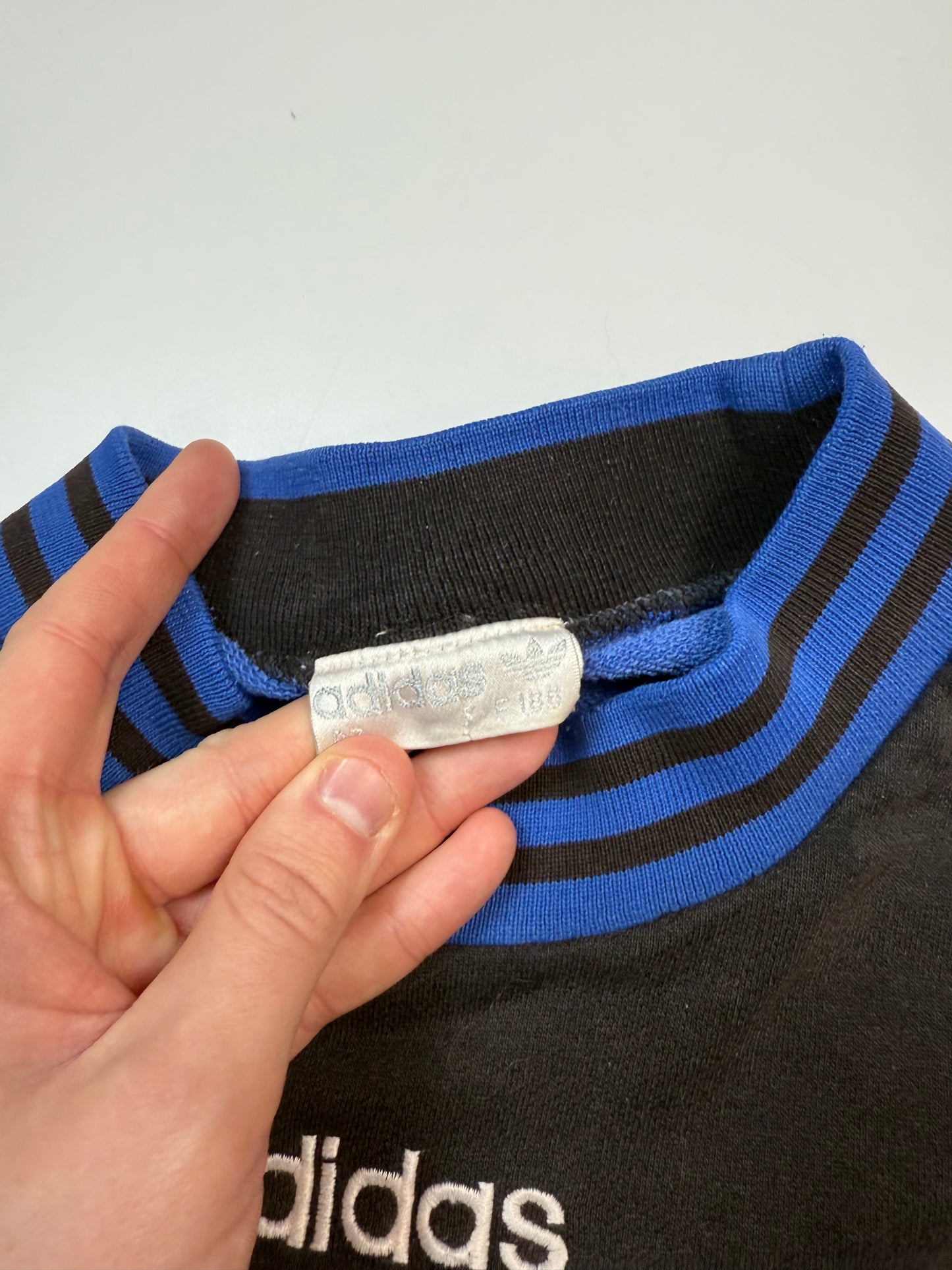 Vintage 90s adidas originals colour block sweatshirt (L)