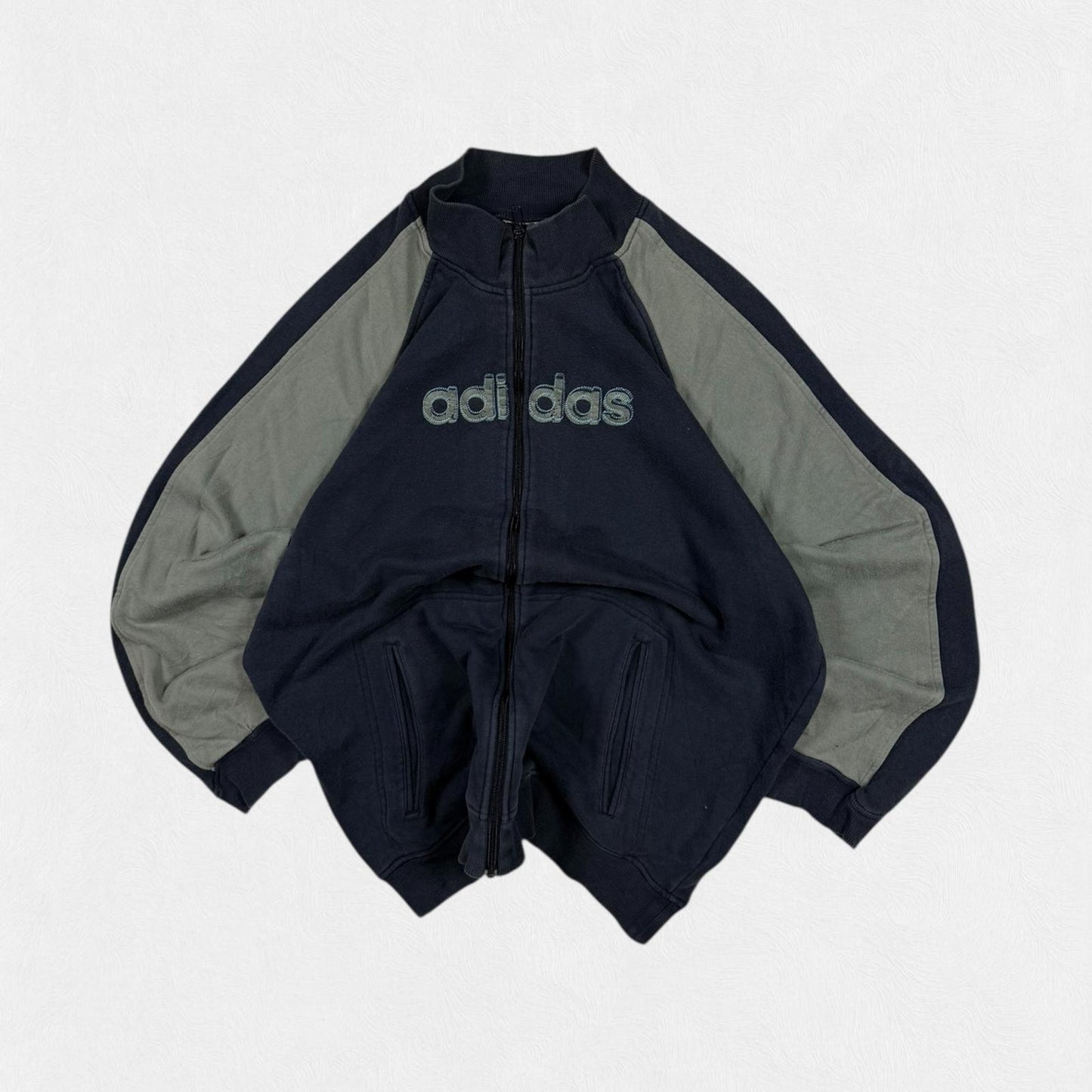 Vintage Adidas spell out track top (XXL)