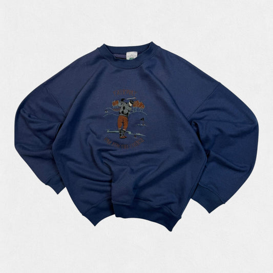 Vintage 90s golf graphic sweatshirt (M)
