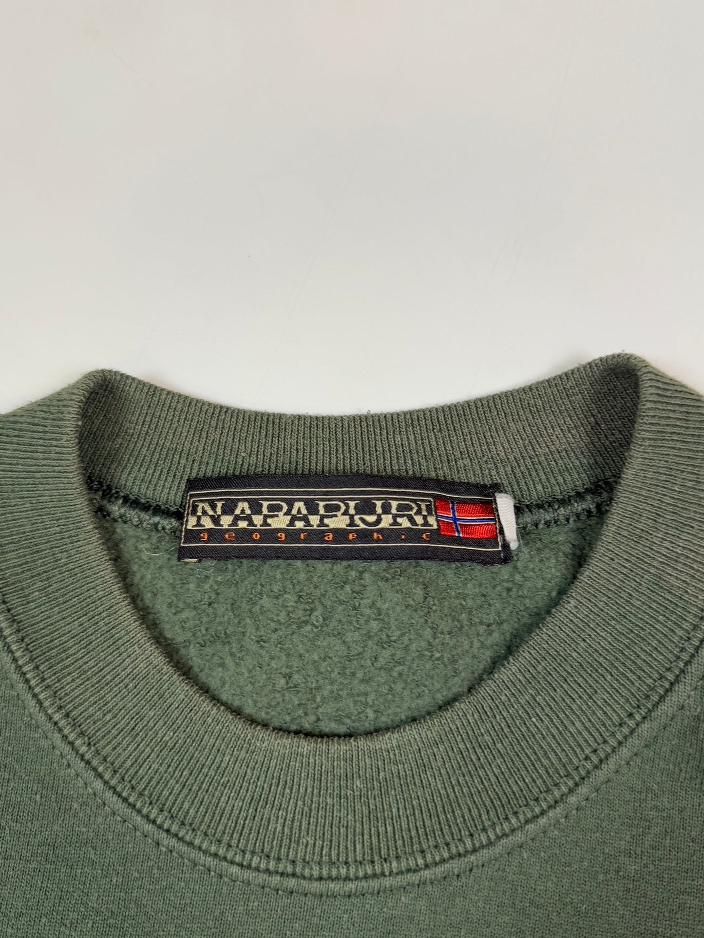 Vintage Napapijri spell out sweatshirt (M)