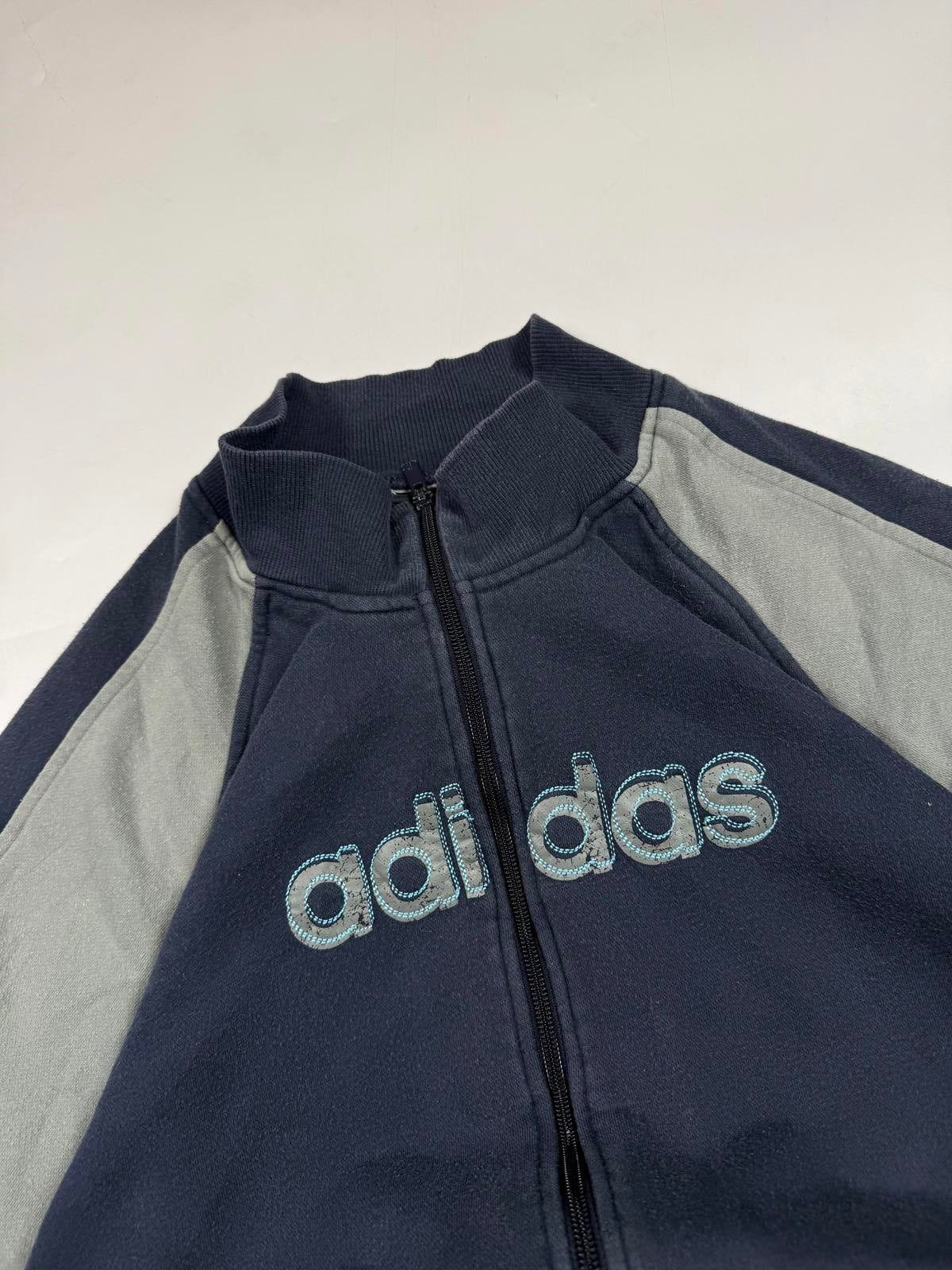 Vintage Adidas spell out track top (XXL)