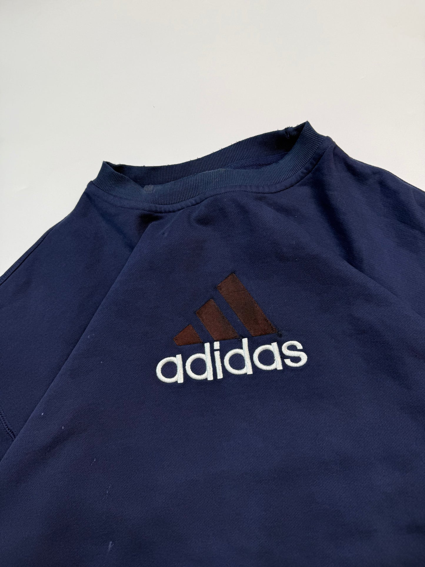 Vintage 90s Adidas centre logo sweatshirt (XL)