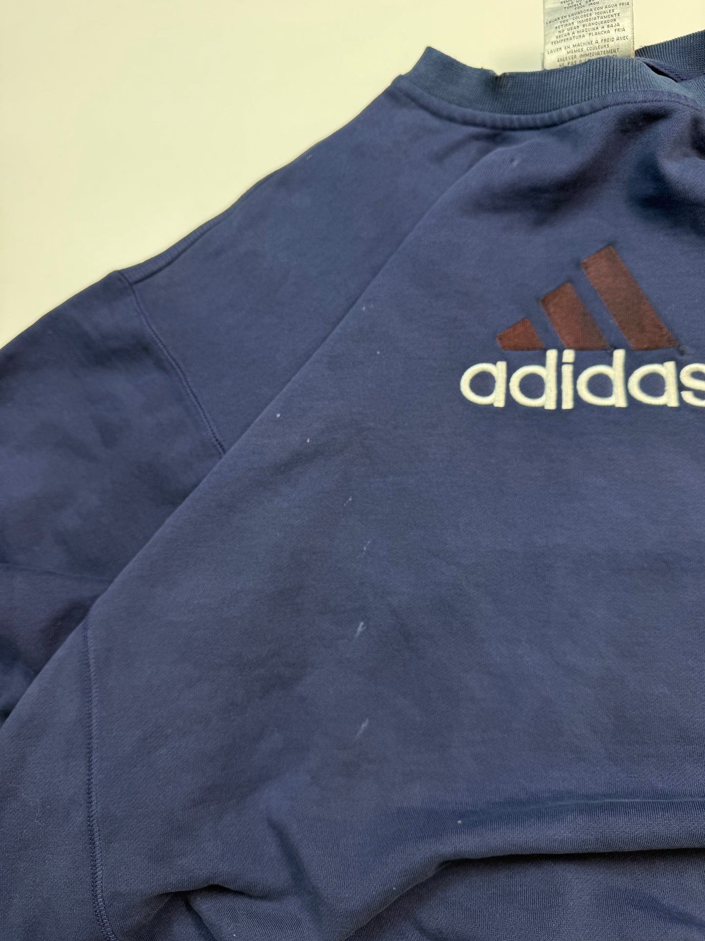 Vintage 90s Adidas centre logo sweatshirt (XL)