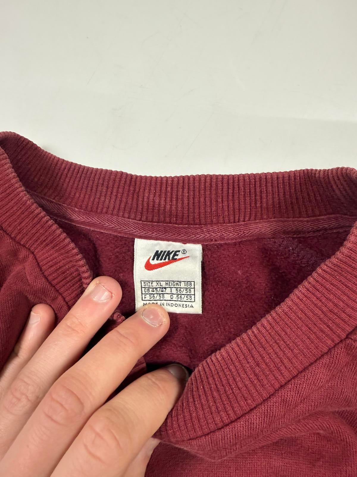 Vintage 90s Nike centre logo sweatshirt (XL)