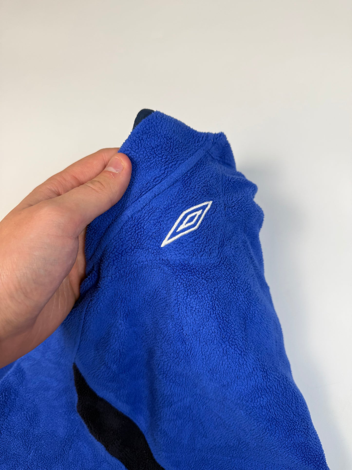 Vintage Chelsea 2001-03 Umbro quarter zip fleece (XS)