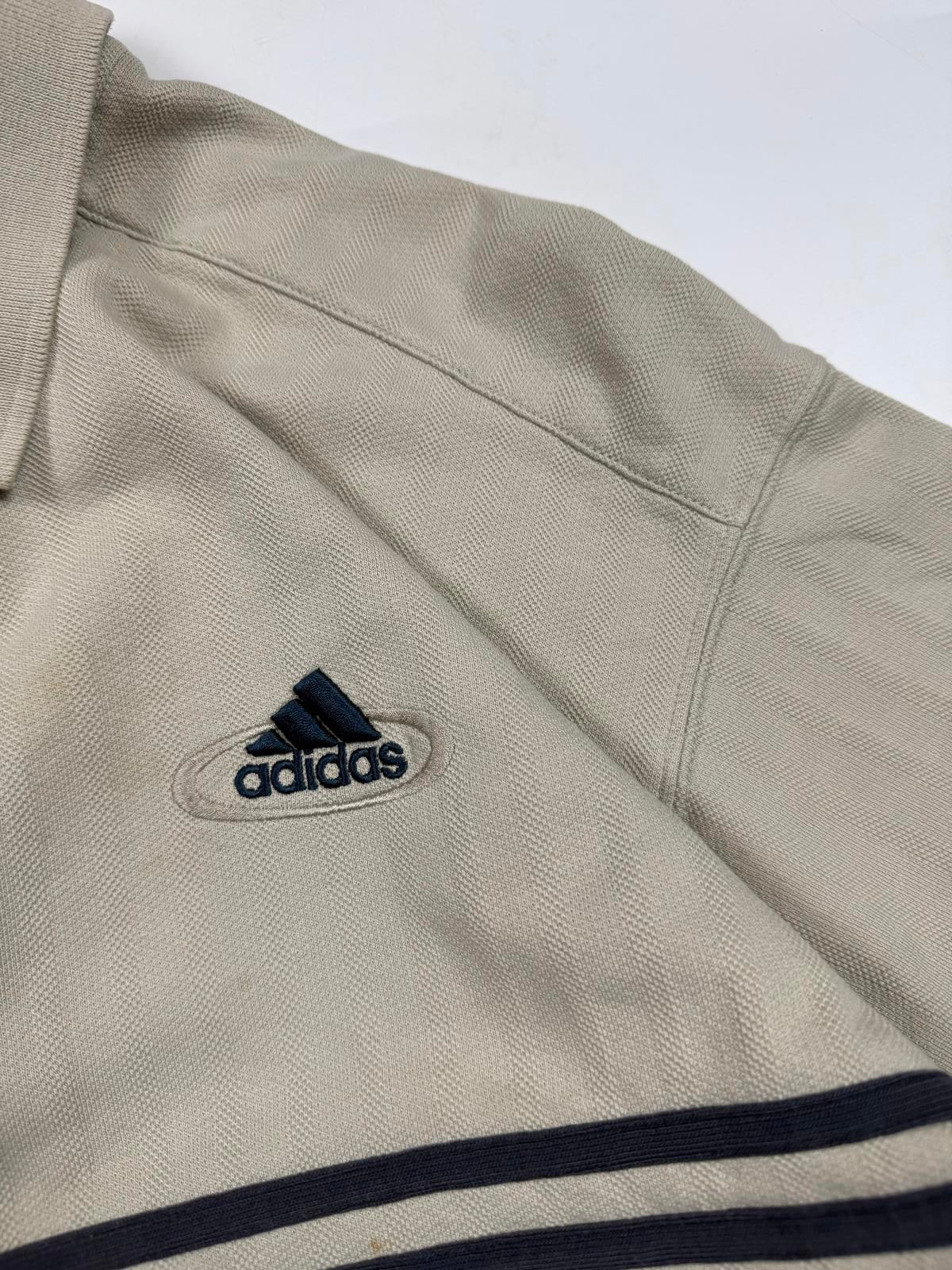 Vintage 90s Adidas quarter zip sweatshirt (L)