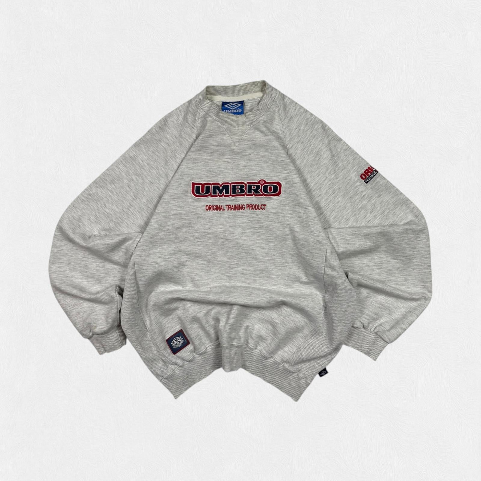 Vintage 90s Umbro pro training spell out sweatshirt (XL)