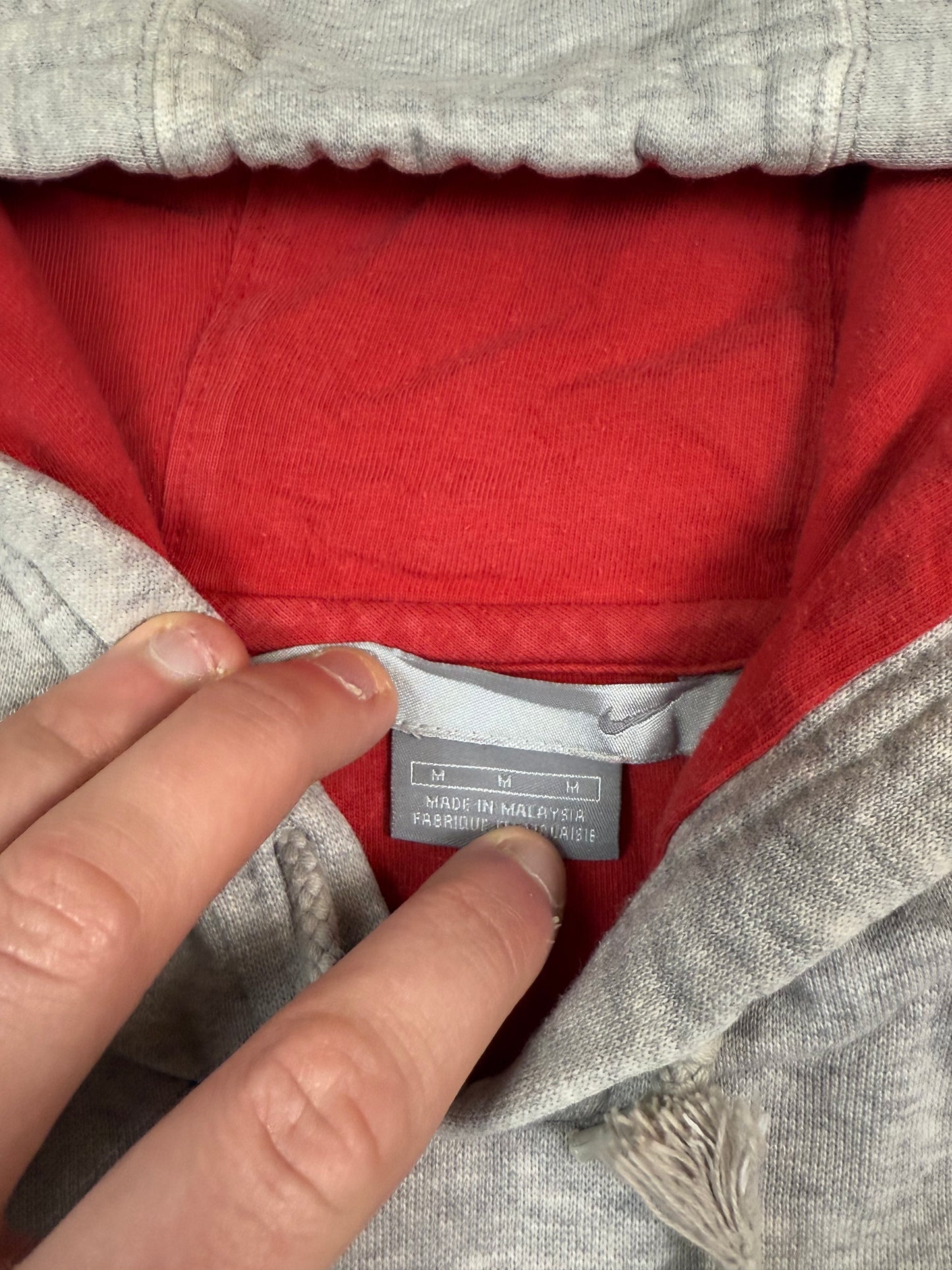 Vintage Nike basketball centre swoosh hoodie (M)