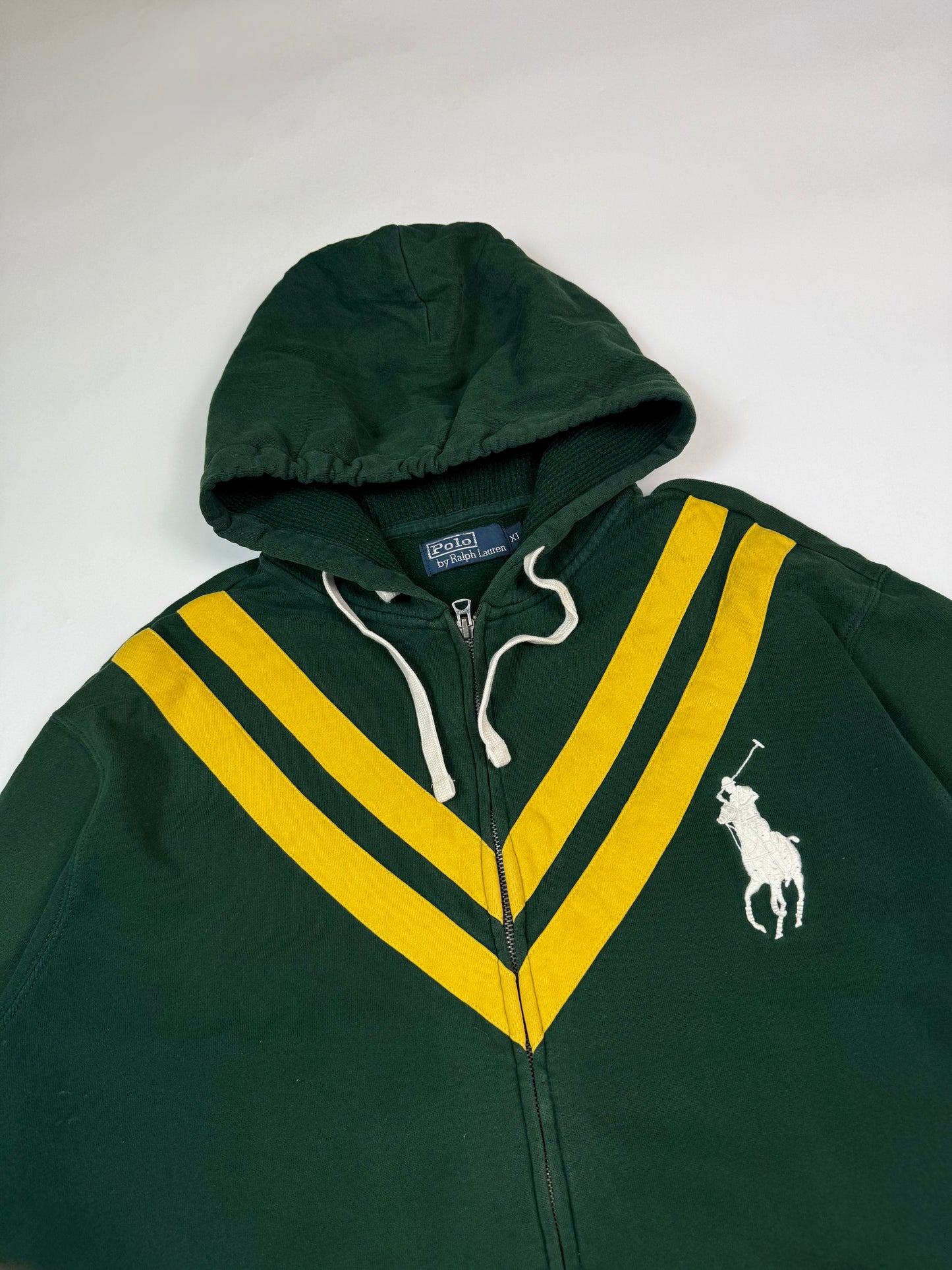 Vintage Polo Ralph Lauren big pony full zip hoodie (XL)