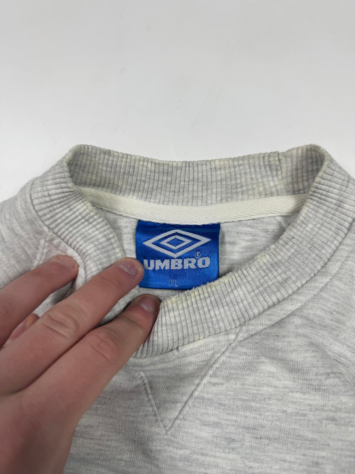 Vintage 90s Umbro pro training spell out sweatshirt (XL)