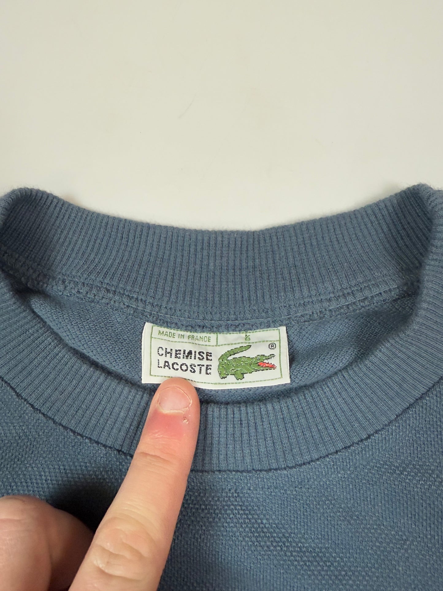 Vintage 80s Lacoste La chemise golf sweatshirt (XL)