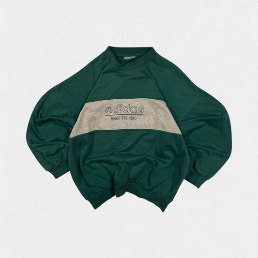 Vintage 90s adidas spell out sweatshirt (XL)