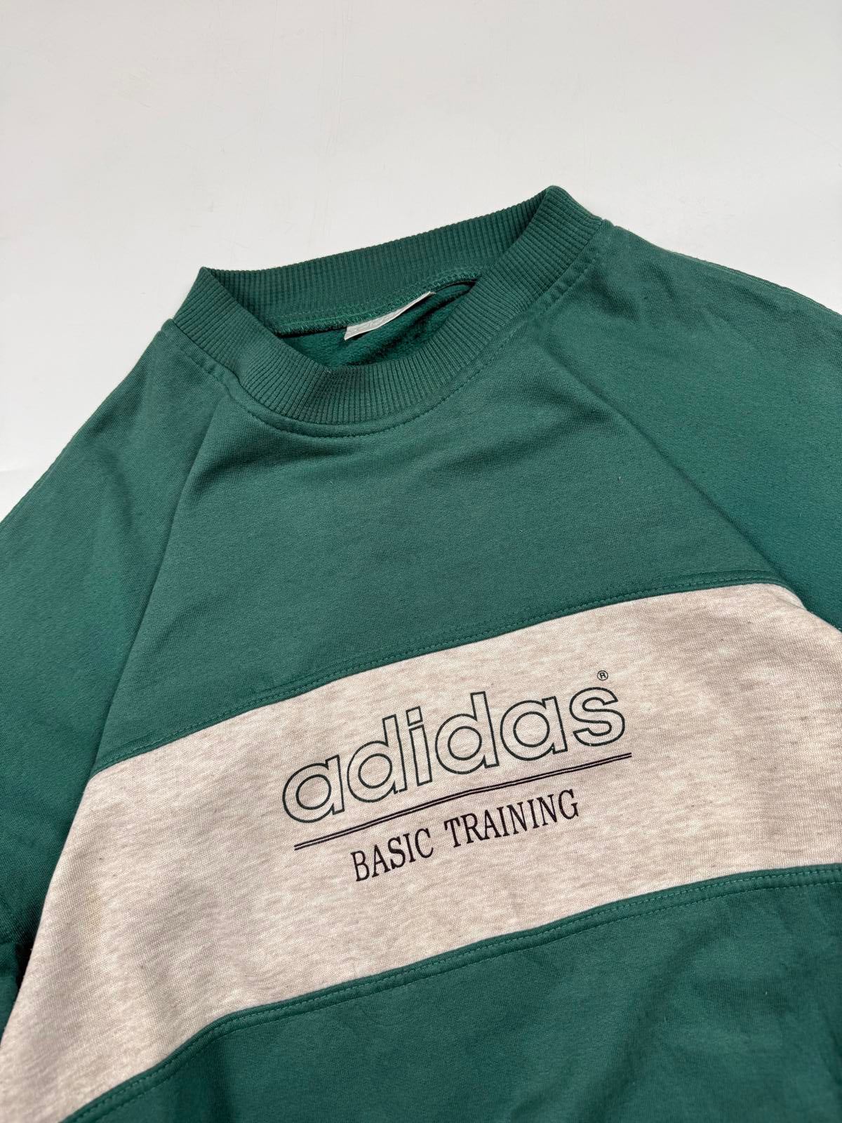 Vintage 90s adidas spell out sweatshirt (XL)