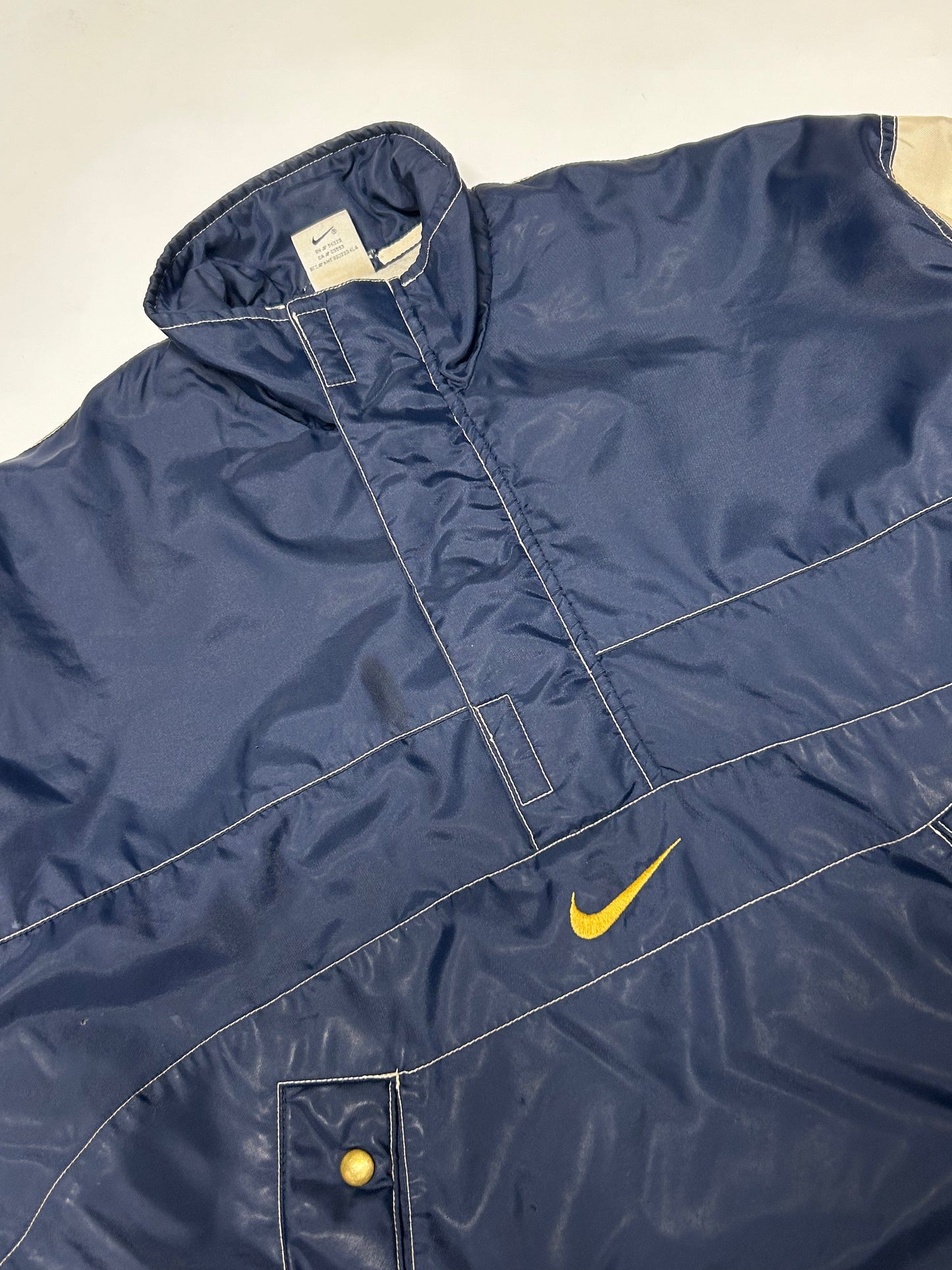 Vintage 90s Nike spell out anorak jacket (L)