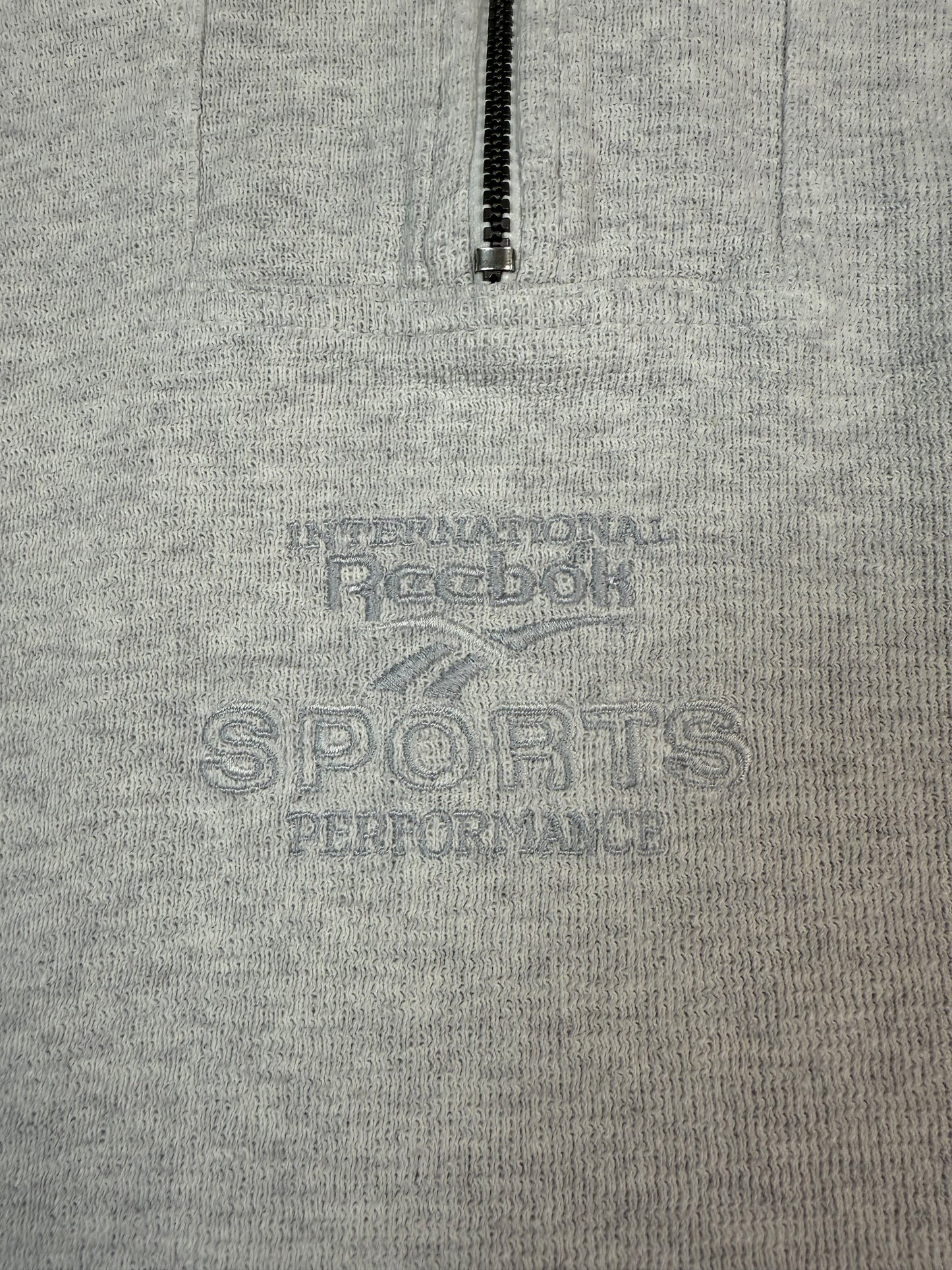 Vintage 90s Reebok international quarter zip sweatshirt (L)
