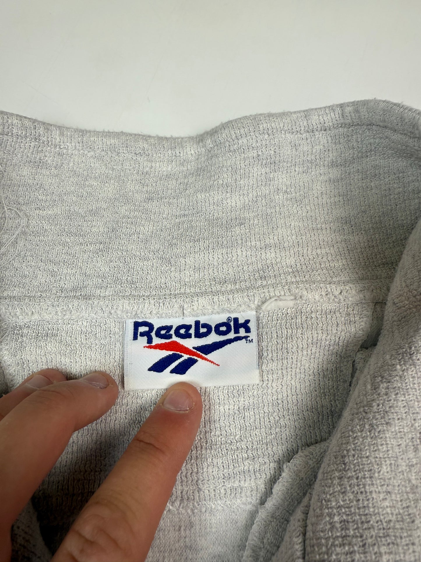 Vintage 90s Reebok international quarter zip sweatshirt (L)