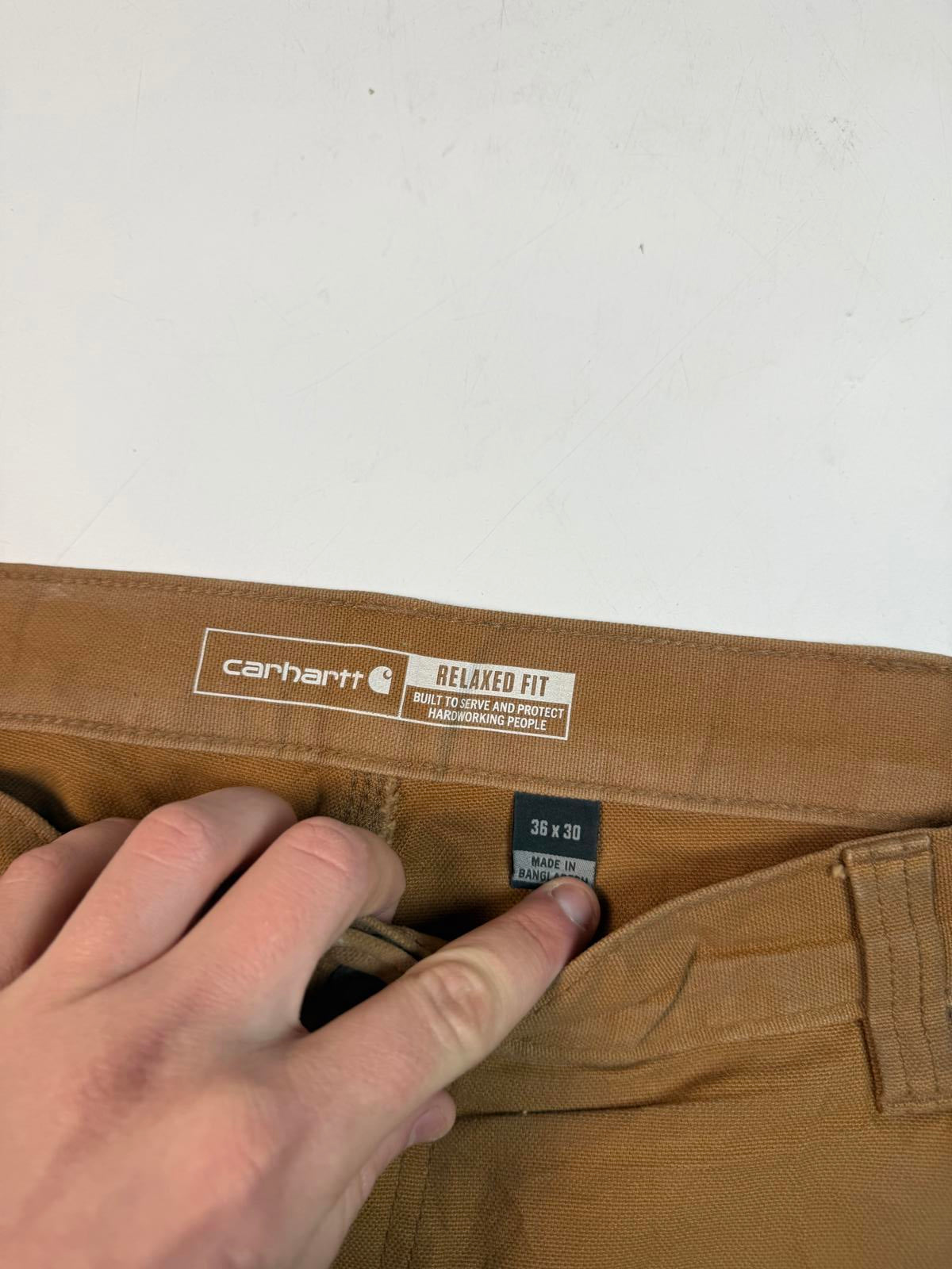 Carhartt baggy double knee carpenter pants (W36)