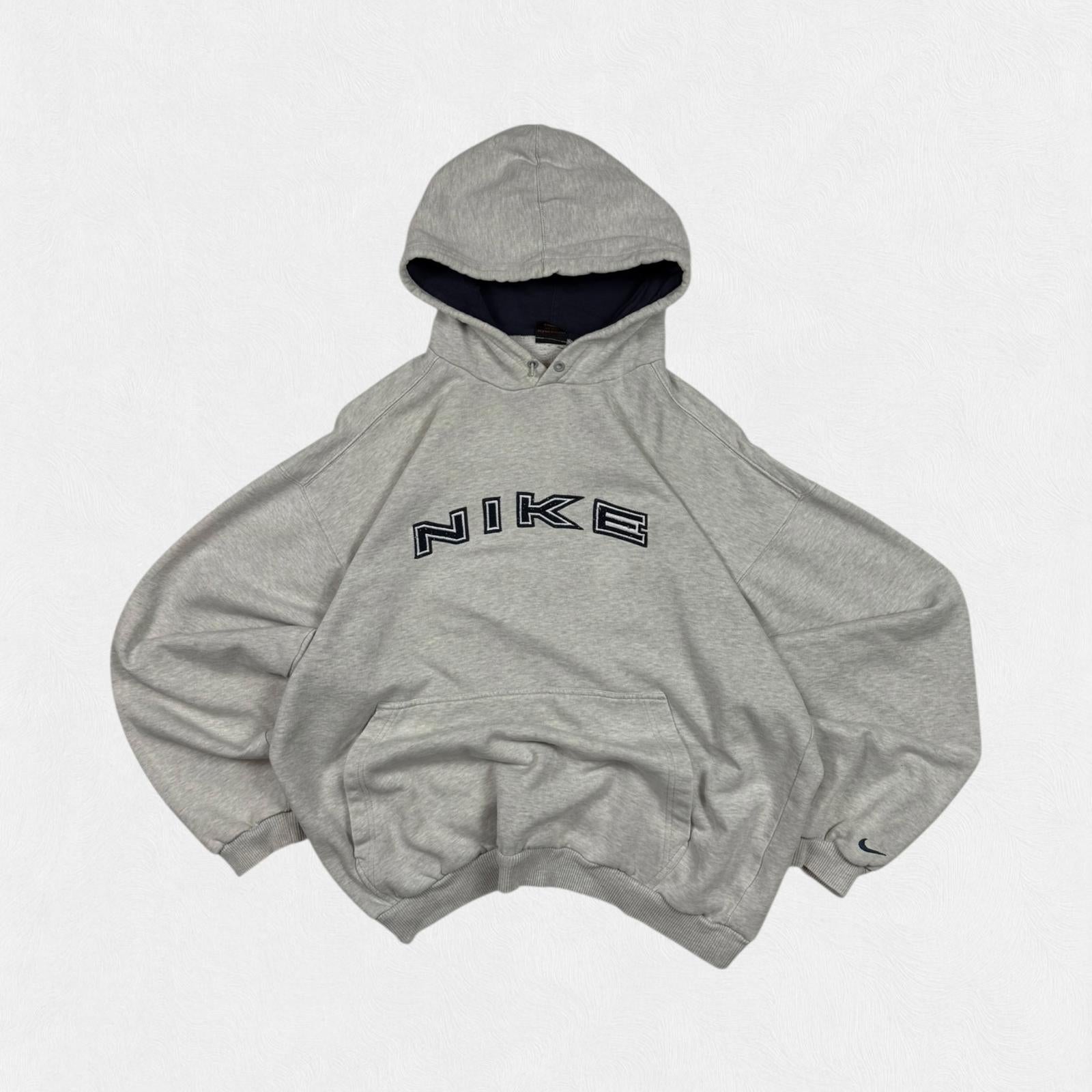 Vintage 90s Nike spell out hoodie (XL)