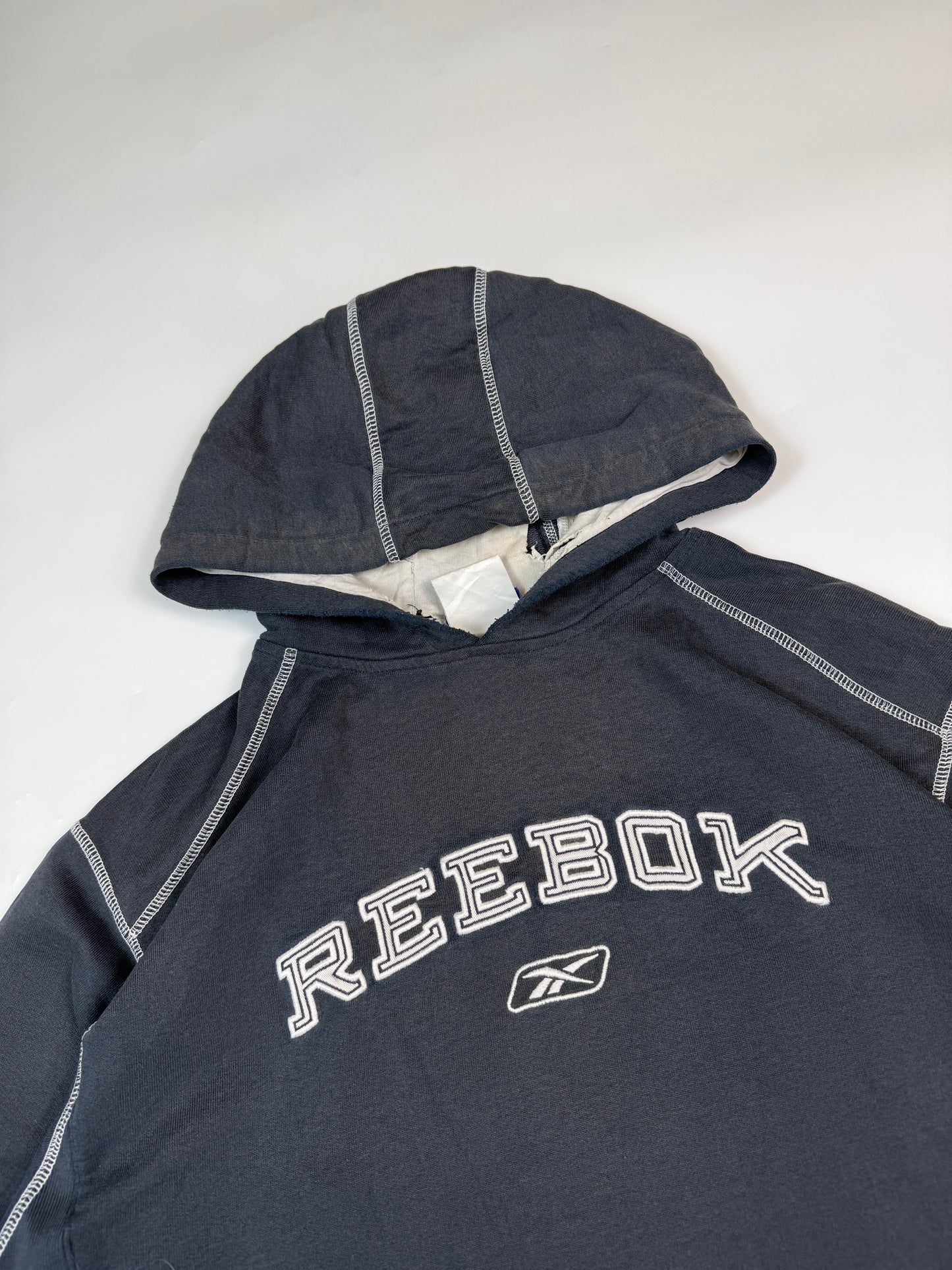 Vintage Reebok spell out hoodie (L)